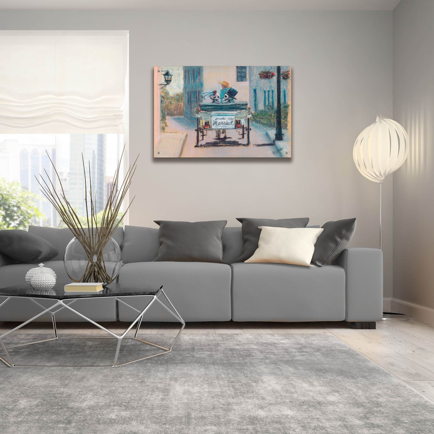 Epic Art 'Happily Ever After' by Marie Marfia Fine Art, Acrylic Glass Wall Art,36x24