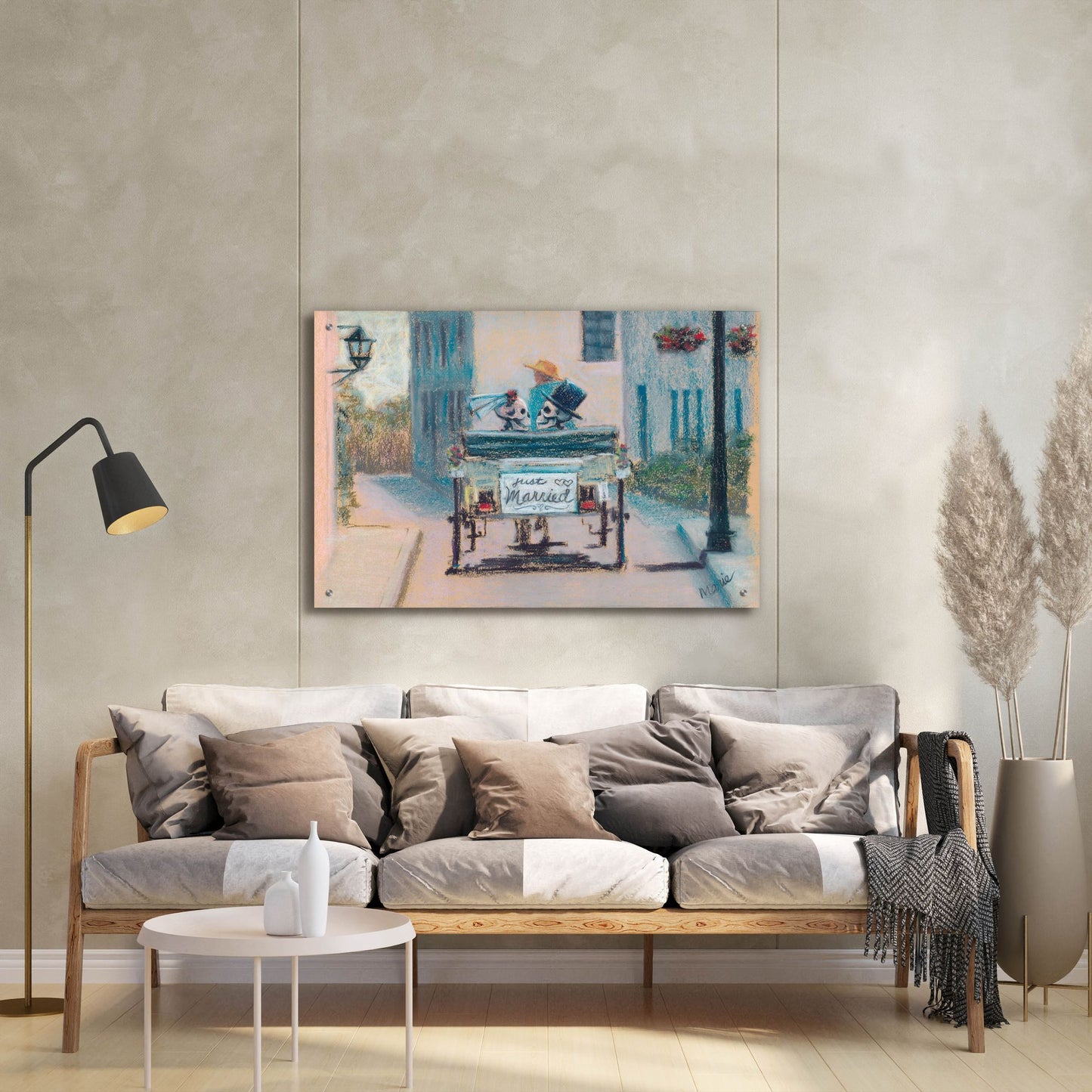 Epic Art 'Happily Ever After' by Marie Marfia Fine Art, Acrylic Glass Wall Art,36x24