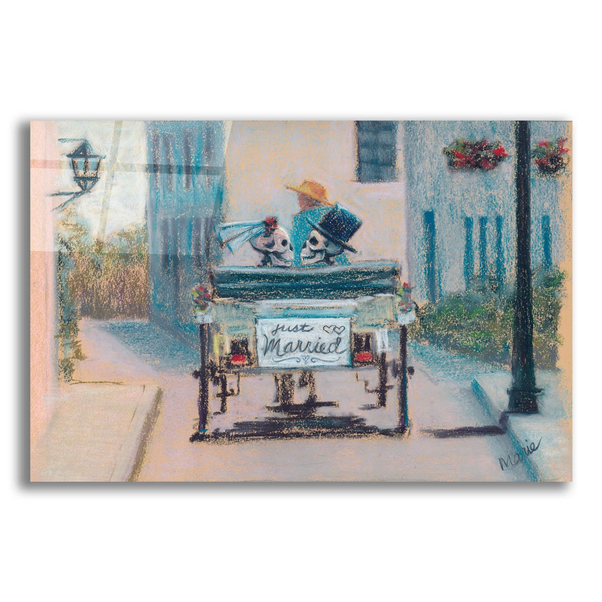 Epic Art 'Happily Ever After' by Marie Marfia Fine Art, Acrylic Glass Wall Art
