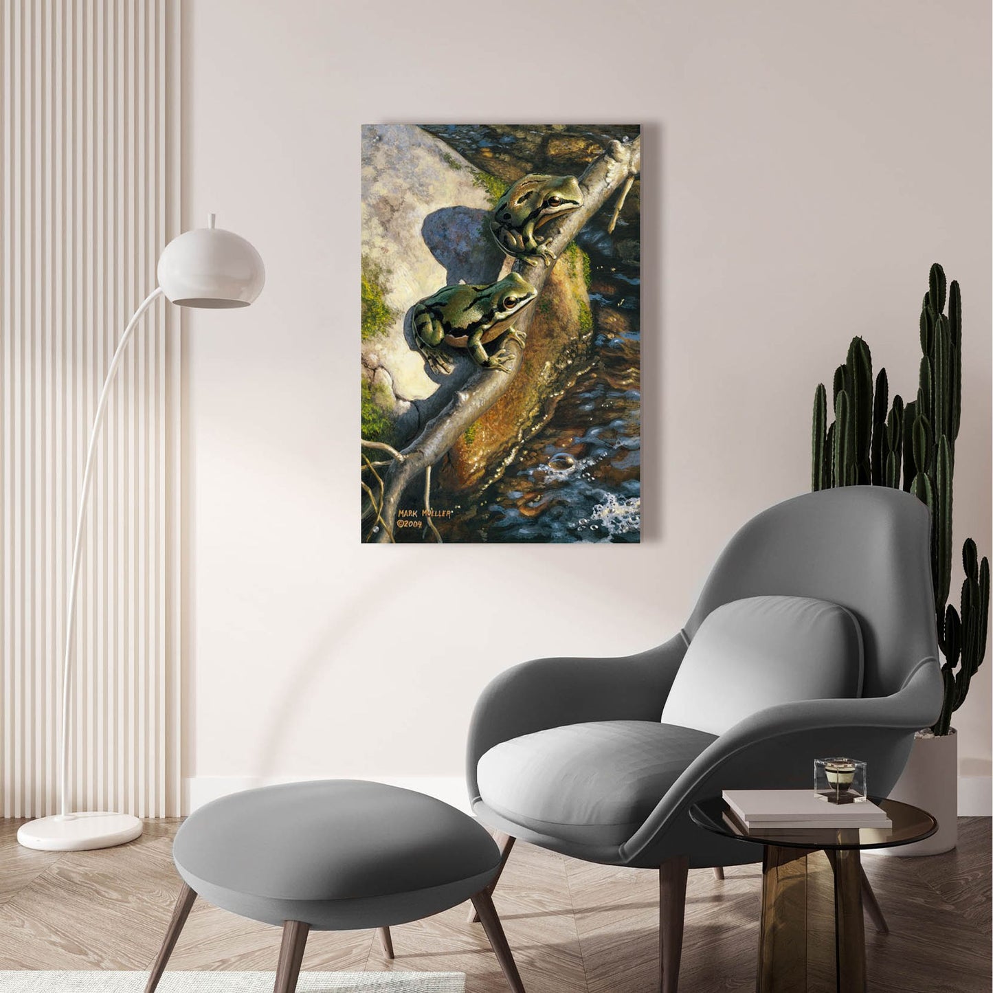 Epic Art 'Arizona Tree Frogs' by Mark Mueller Wildlife Art, Acrylic Glass Wall Art,24x36