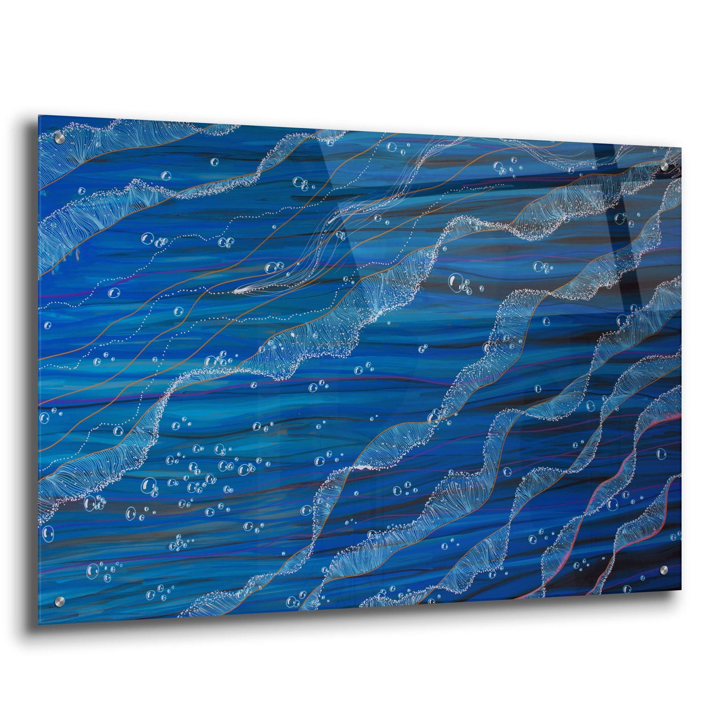 Epic Art 'Jelly Tentacles' by Martin Nasim, Acrylic Glass Wall Art,36x24