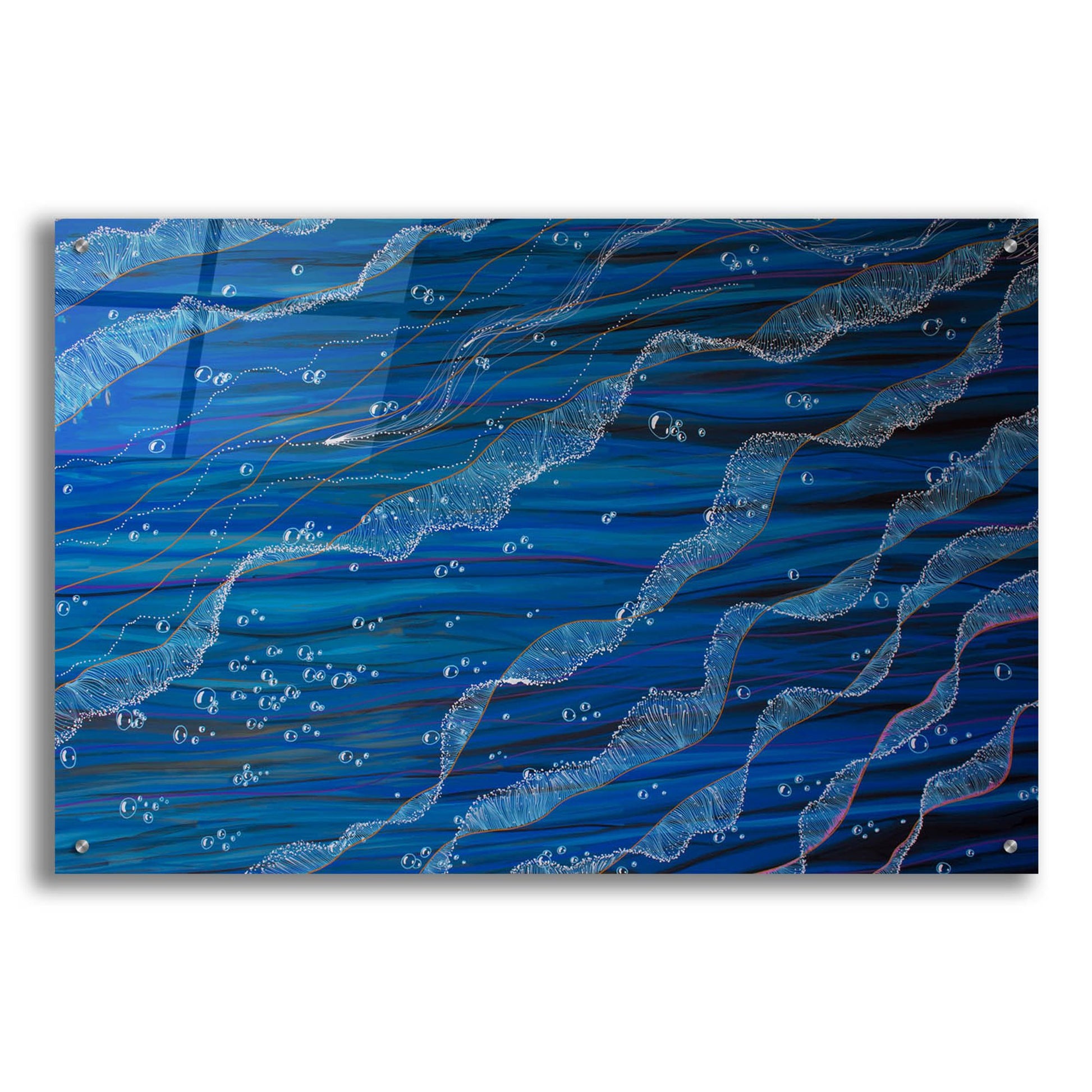 Epic Art 'Jelly Tentacles' by Martin Nasim, Acrylic Glass Wall Art,36x24