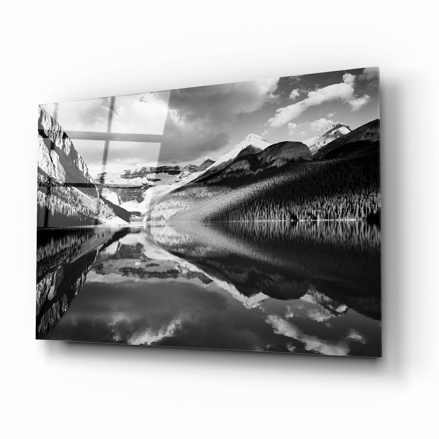 Epic Art 'Lake Louise Reflections, Canadian Rockies 06' by Monte Nagler, Acrylic Glass Wall Art,16x12