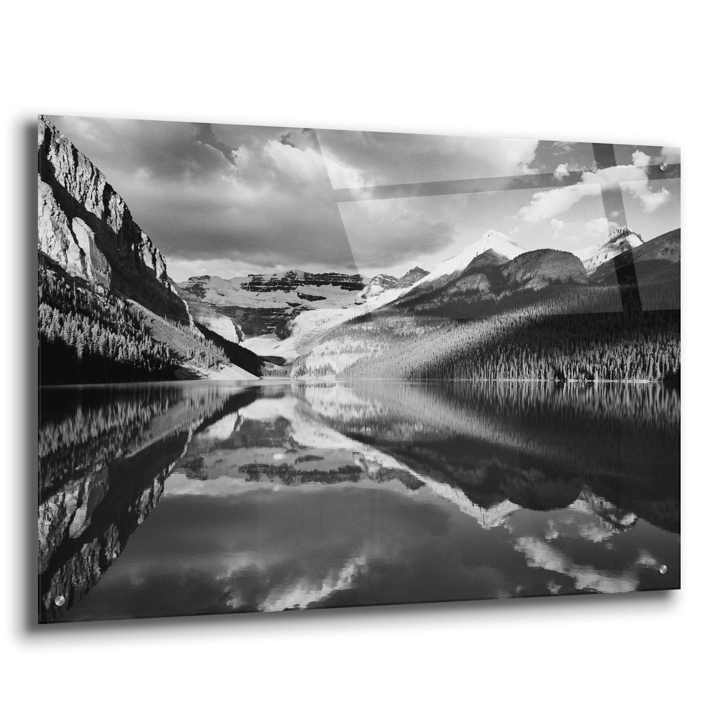 Epic Art 'Lake Louise Reflections, Canadian Rockies 06' by Monte Nagler, Acrylic Glass Wall Art,36x24