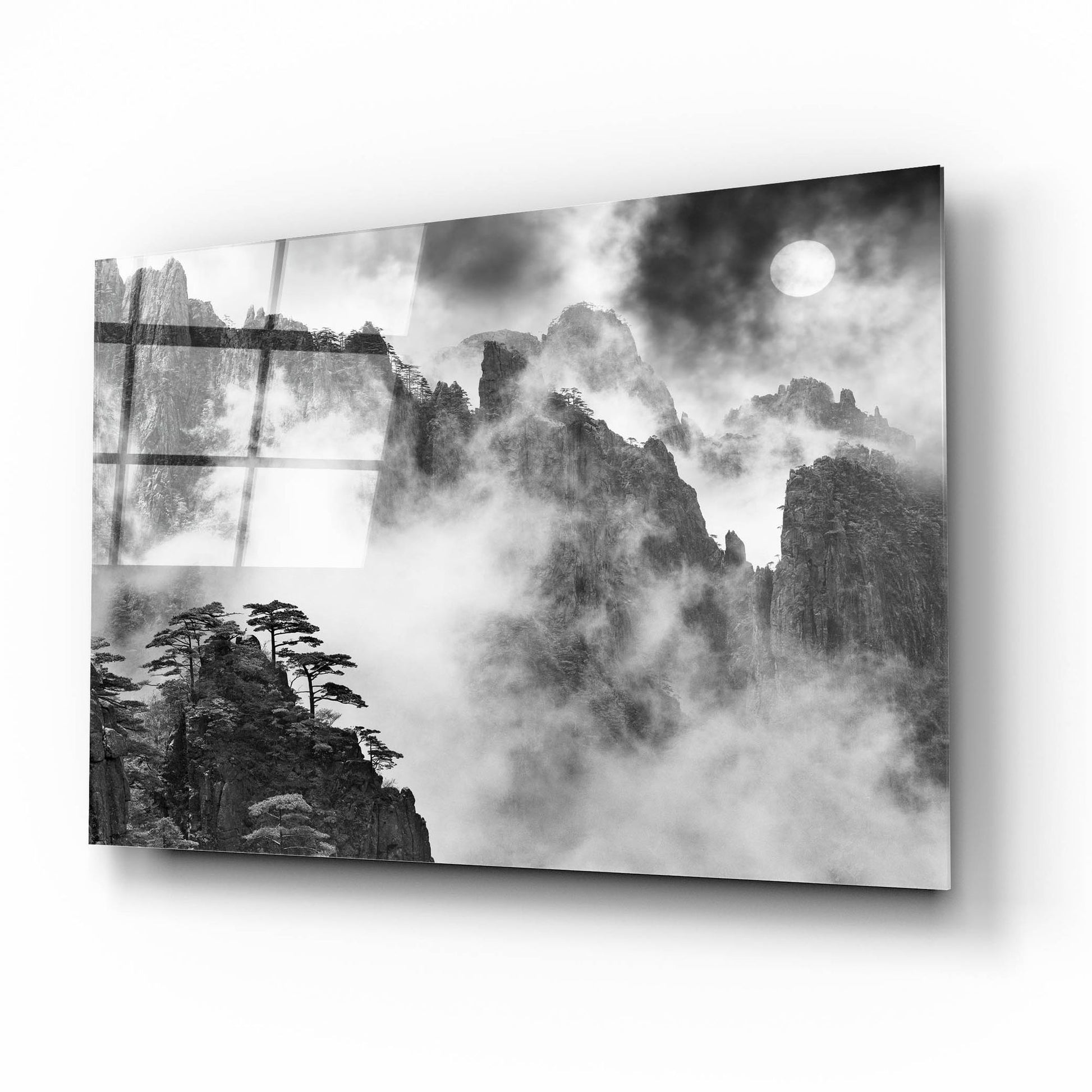 Epic Art 'Huangshan Sunrise, Anhui Province, China 12' by Monte Nagler, Acrylic Glass Wall Art,16x12