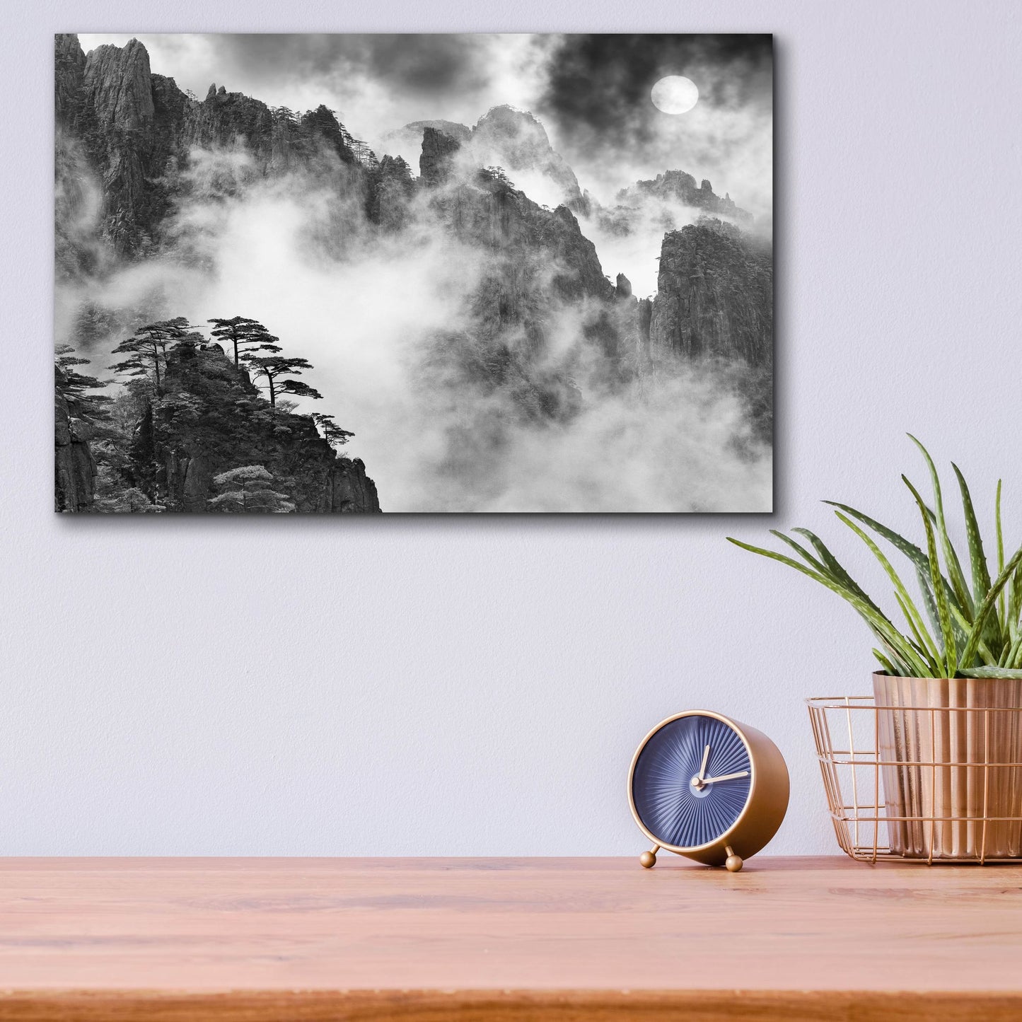 Epic Art 'Huangshan Sunrise, Anhui Province, China 12' by Monte Nagler, Acrylic Glass Wall Art,16x12