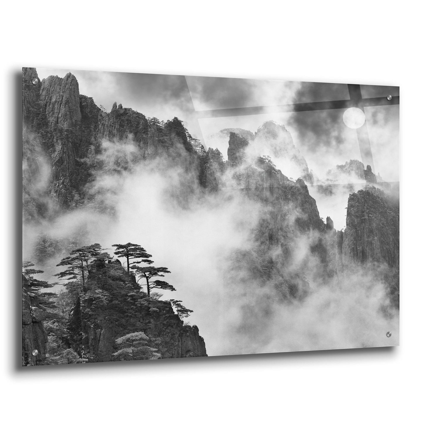 Epic Art 'Huangshan Sunrise, Anhui Province, China 12' by Monte Nagler, Acrylic Glass Wall Art,36x24