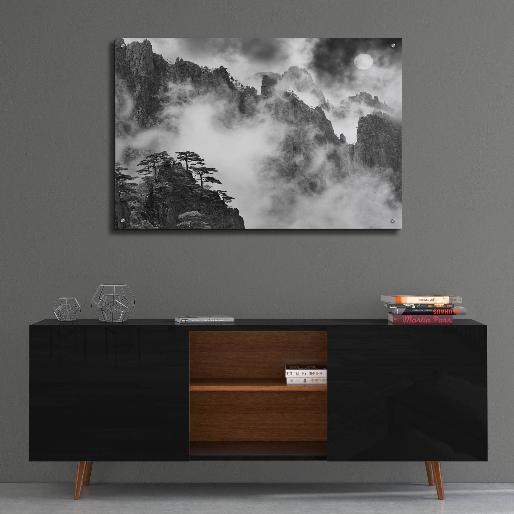 Epic Art 'Huangshan Sunrise, Anhui Province, China 12' by Monte Nagler, Acrylic Glass Wall Art,36x24