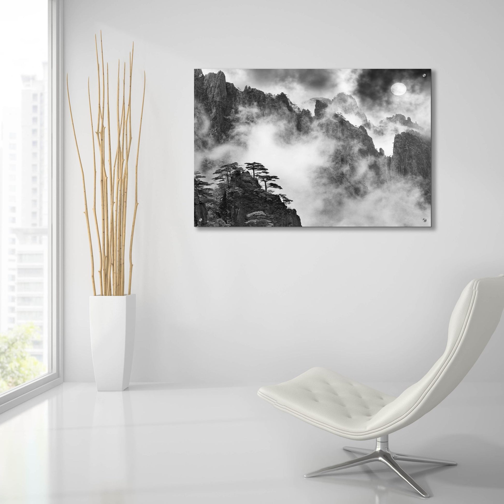 Epic Art 'Huangshan Sunrise, Anhui Province, China 12' by Monte Nagler, Acrylic Glass Wall Art,36x24