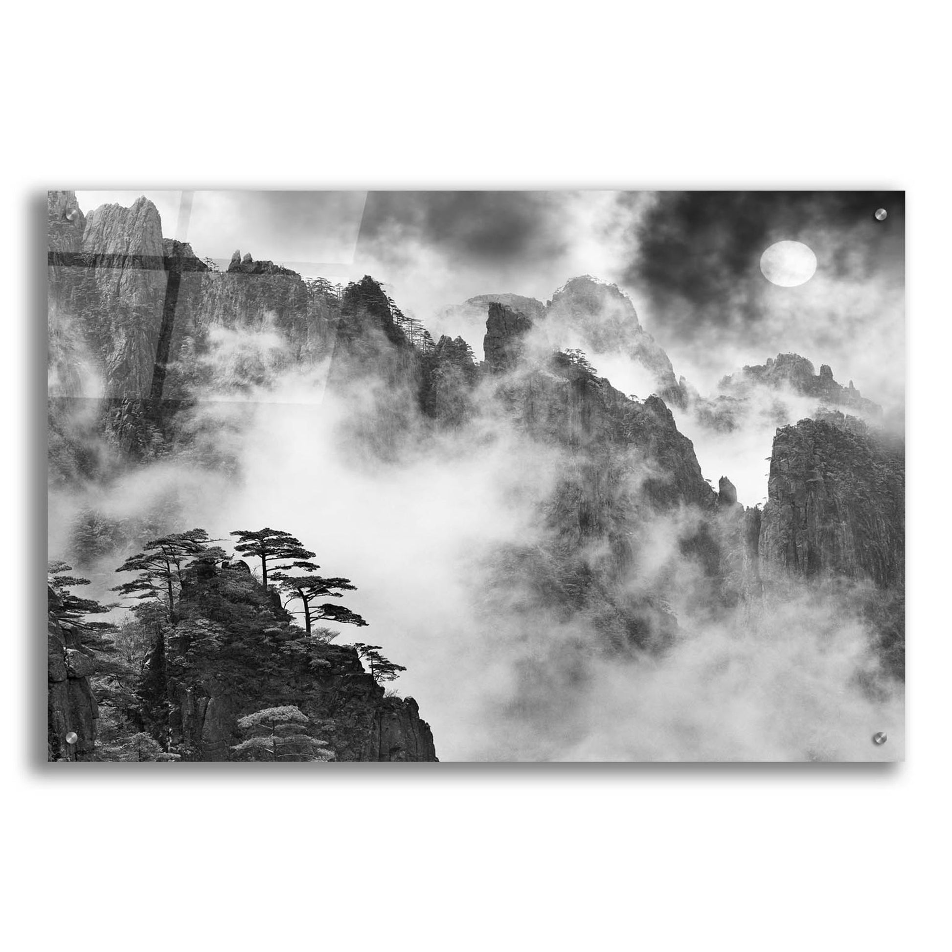 Epic Art 'Huangshan Sunrise, Anhui Province, China 12' by Monte Nagler, Acrylic Glass Wall Art,36x24