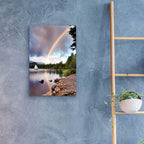 Epic Art 'Sailing Under Rainbows, Oregon 97' by Monte Nagler, Acrylic Glass Wall Art,16x24