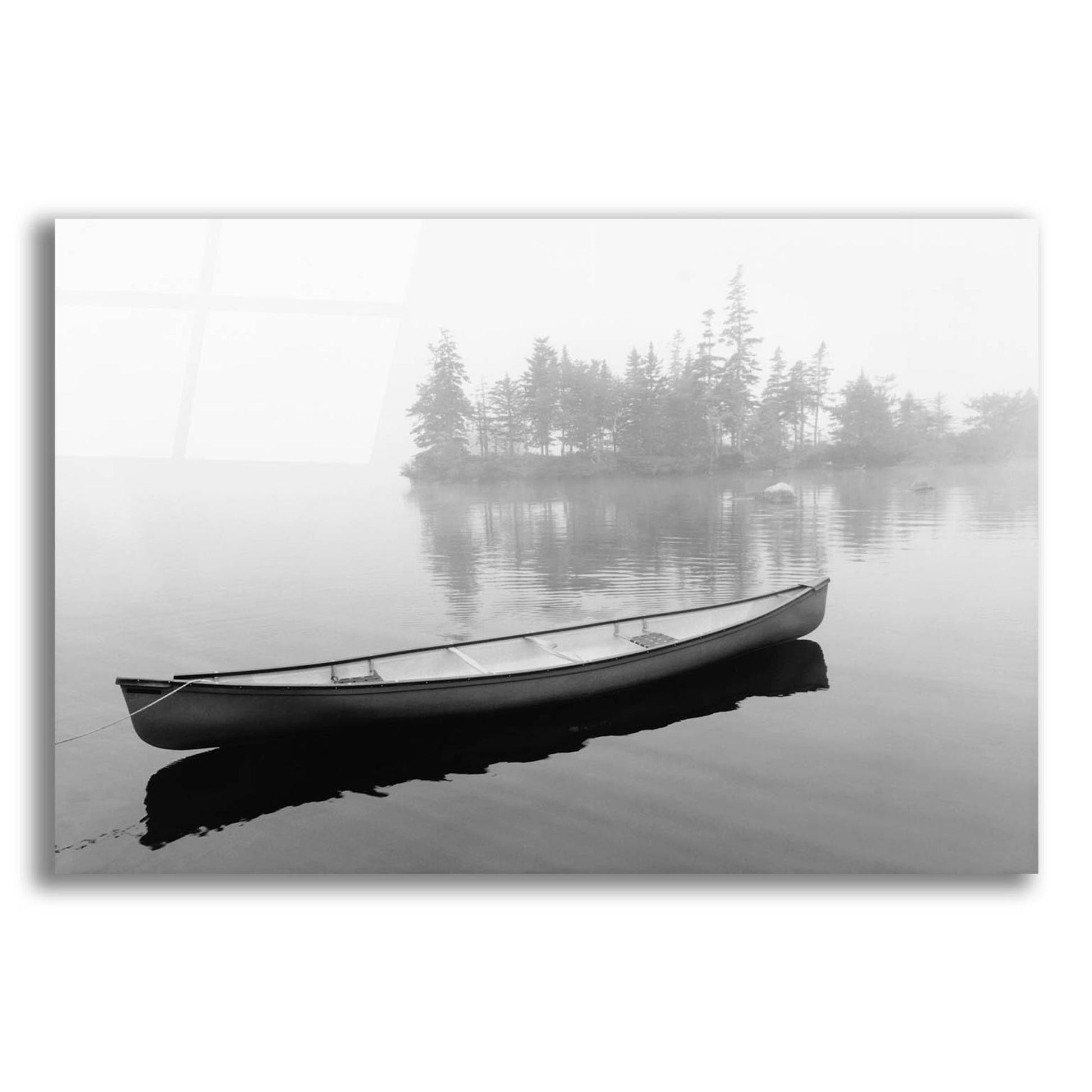 Epic Art 'Lone Canoe, Nova Scotia, Canada 04' by Monte Nagler, Acrylic Glass Wall Art