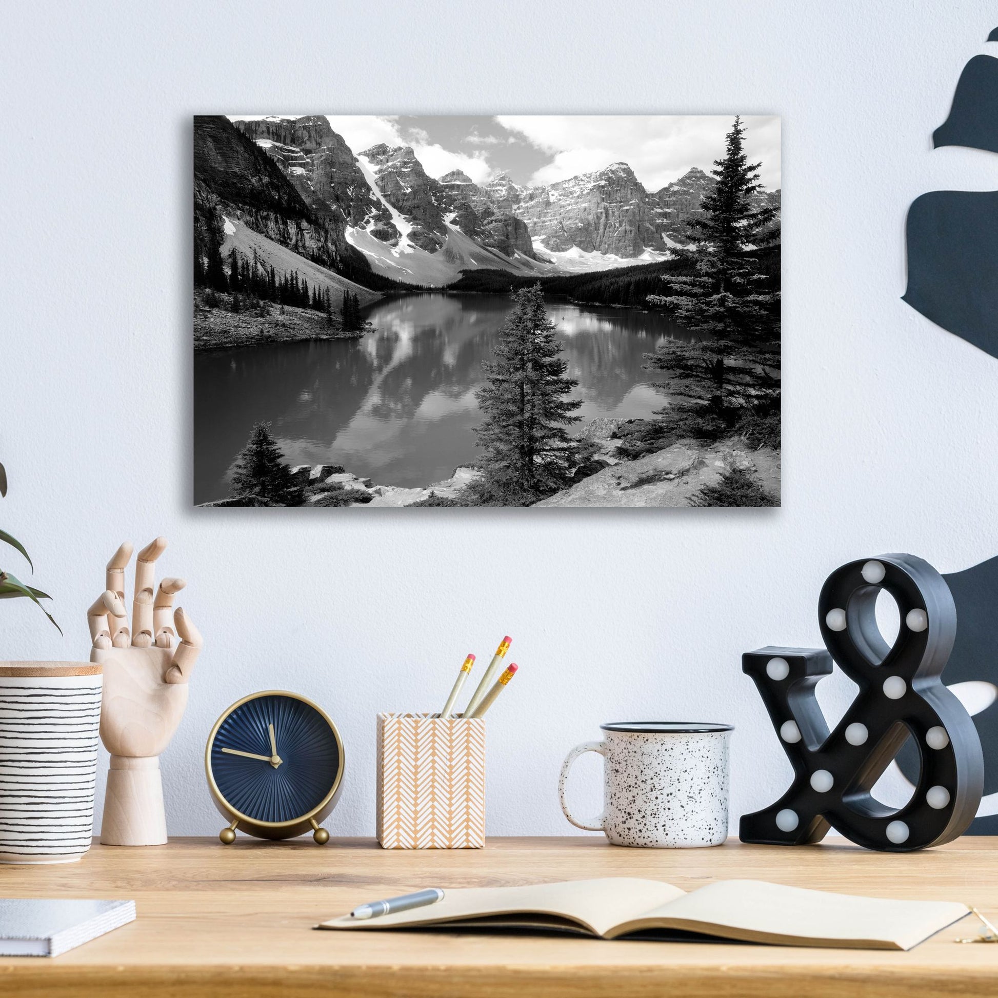 Epic Art 'Moraine Lake, Canadian Rockies, Canada 94' by Monte Nagler, Acrylic Glass Wall Art,16x12