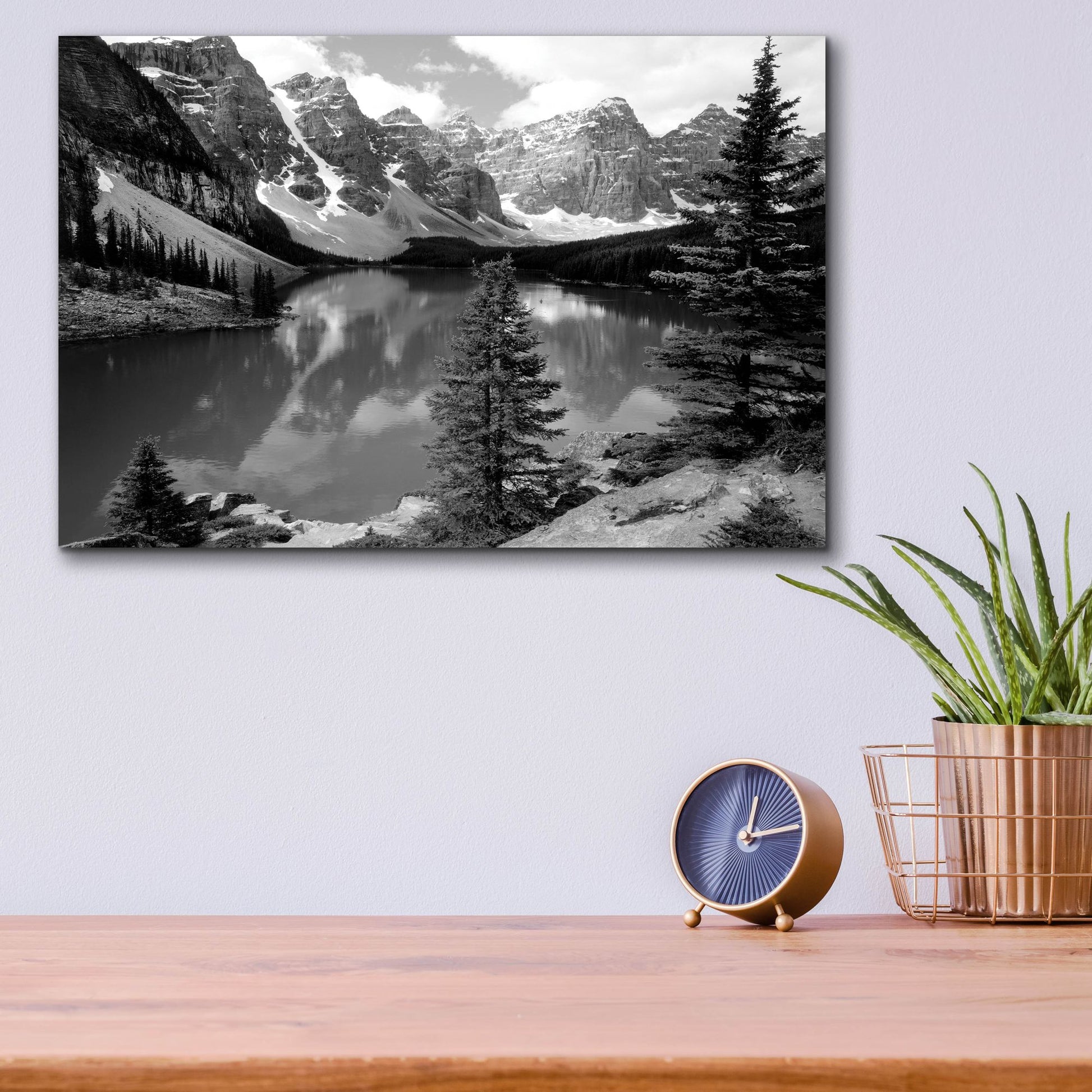 Epic Art 'Moraine Lake, Canadian Rockies, Canada 94' by Monte Nagler, Acrylic Glass Wall Art,16x12