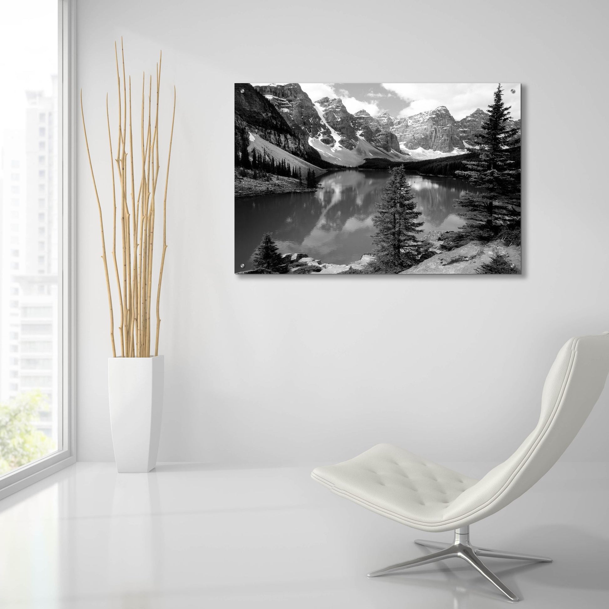 Epic Art 'Moraine Lake, Canadian Rockies, Canada 94' by Monte Nagler, Acrylic Glass Wall Art,36x24