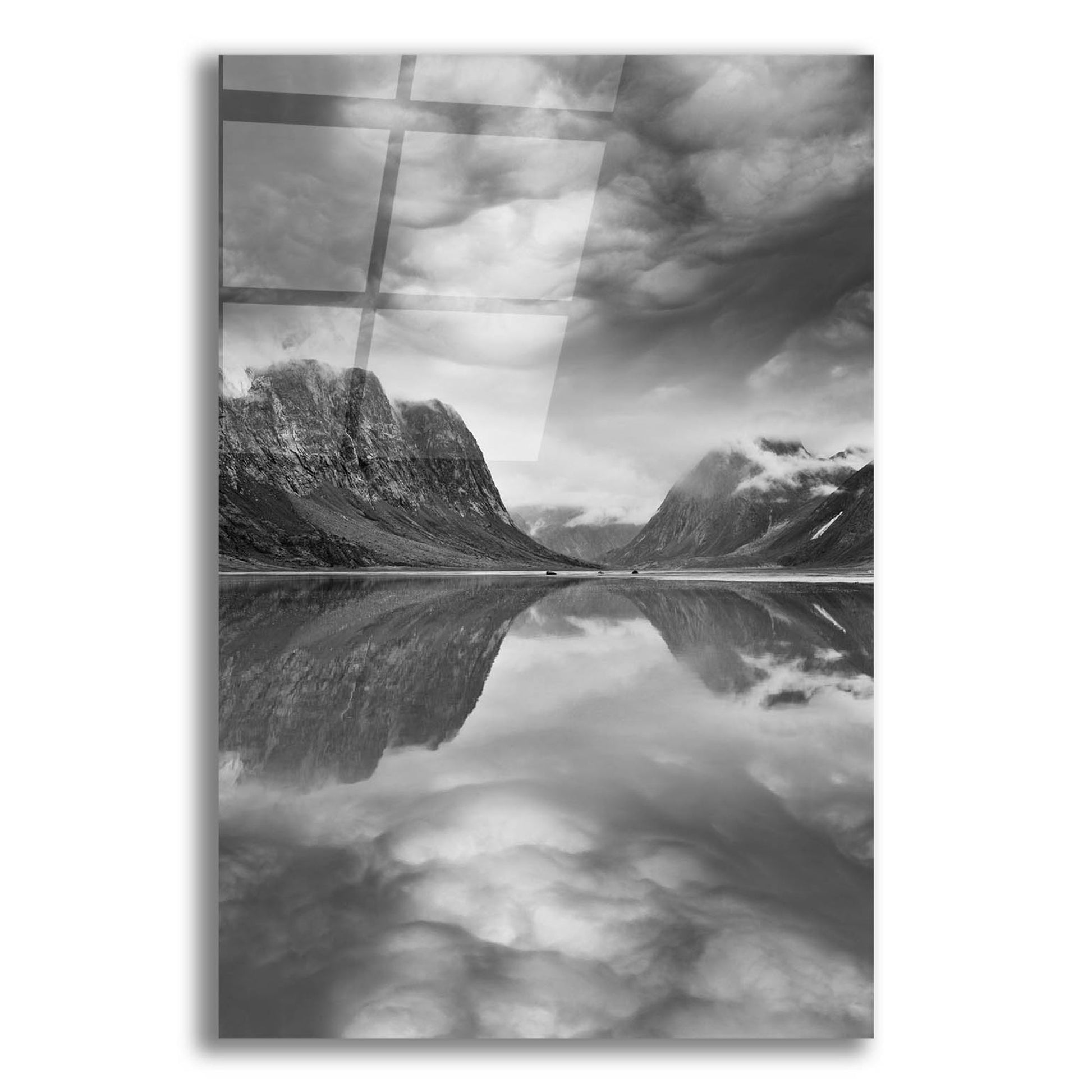 Epic Art 'Mountain Reflections 2, Canada 81' by Monte Nagler, Acrylic Glass Wall Art,12x16