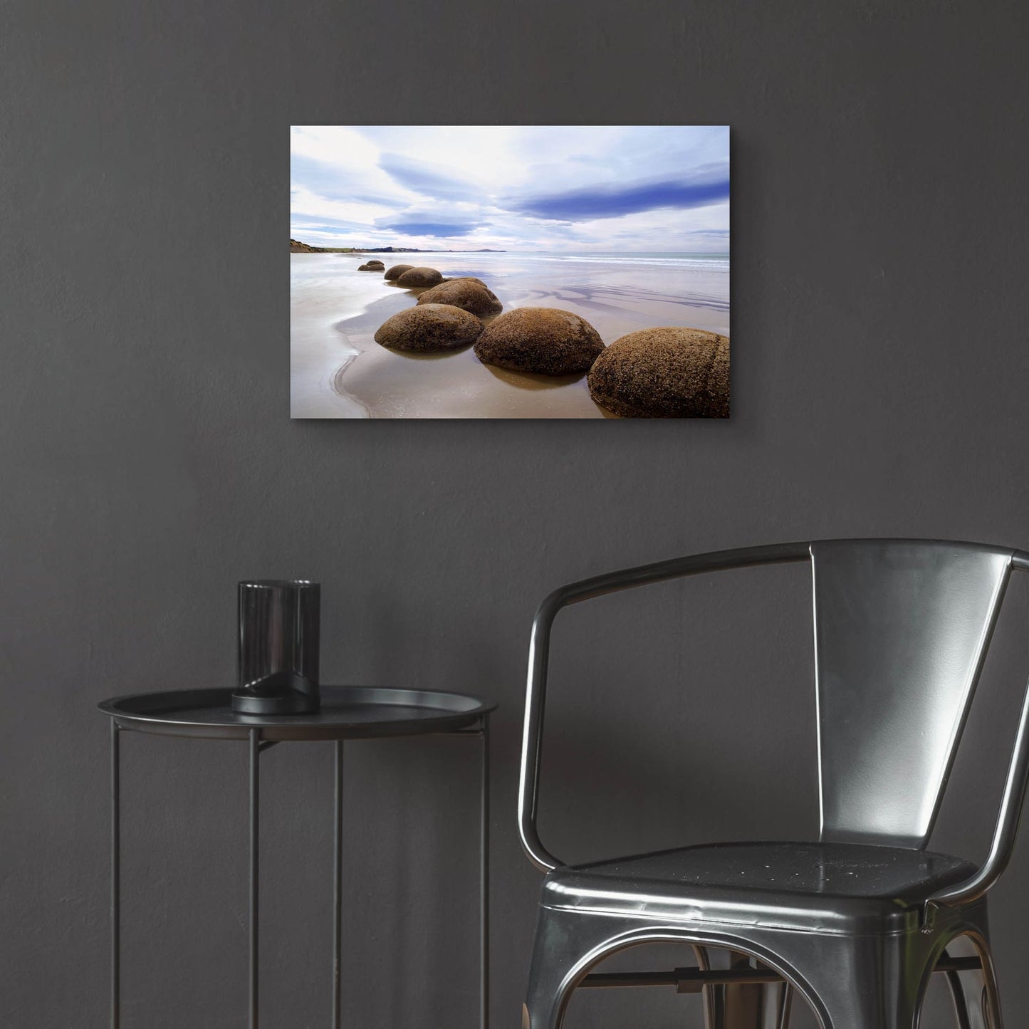 Epic Art 'Moeraki Boulders 3, New Zealand 98' by Monte Nagler, Acrylic Glass Wall Art,24x16