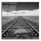 Epic Art 'Tracks To Infinity' by Monte Nagler, Acrylic Glass Wall Art