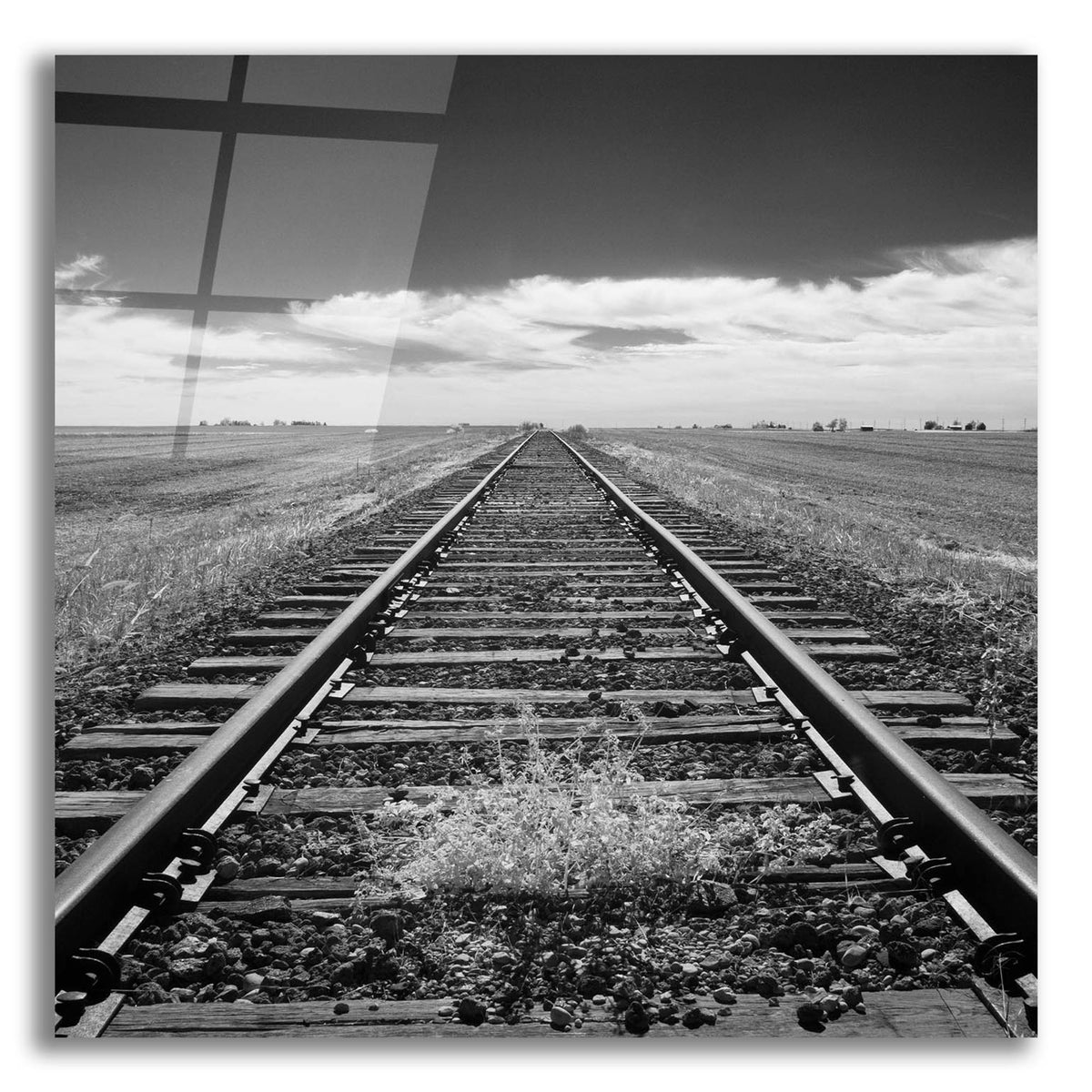Epic Art 'Tracks To Infinity' by Monte Nagler, Acrylic Glass Wall Art