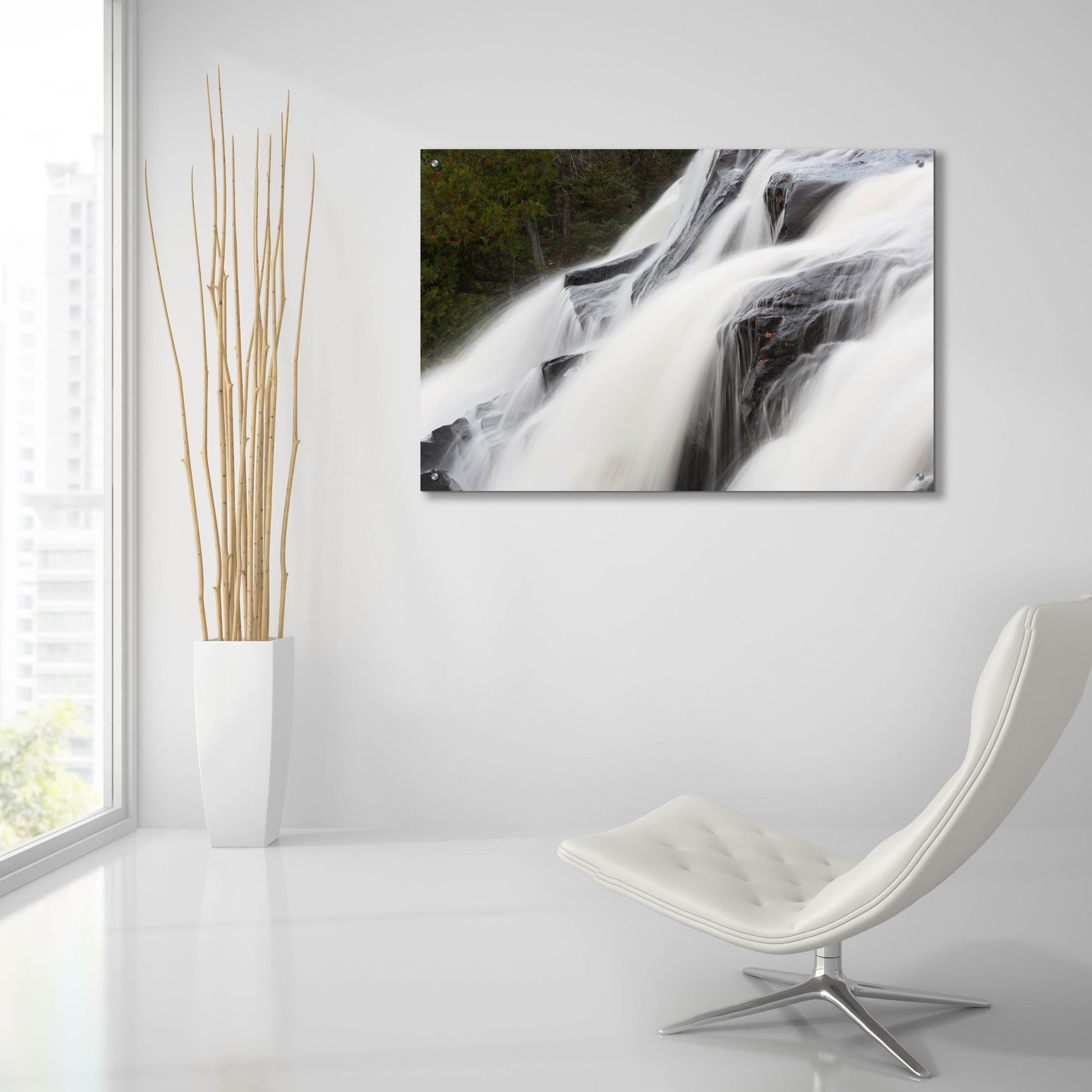 Epic Art 'Bond Falls Detail 2' by Monte Nagler, Acrylic Glass Wall Art,36x24