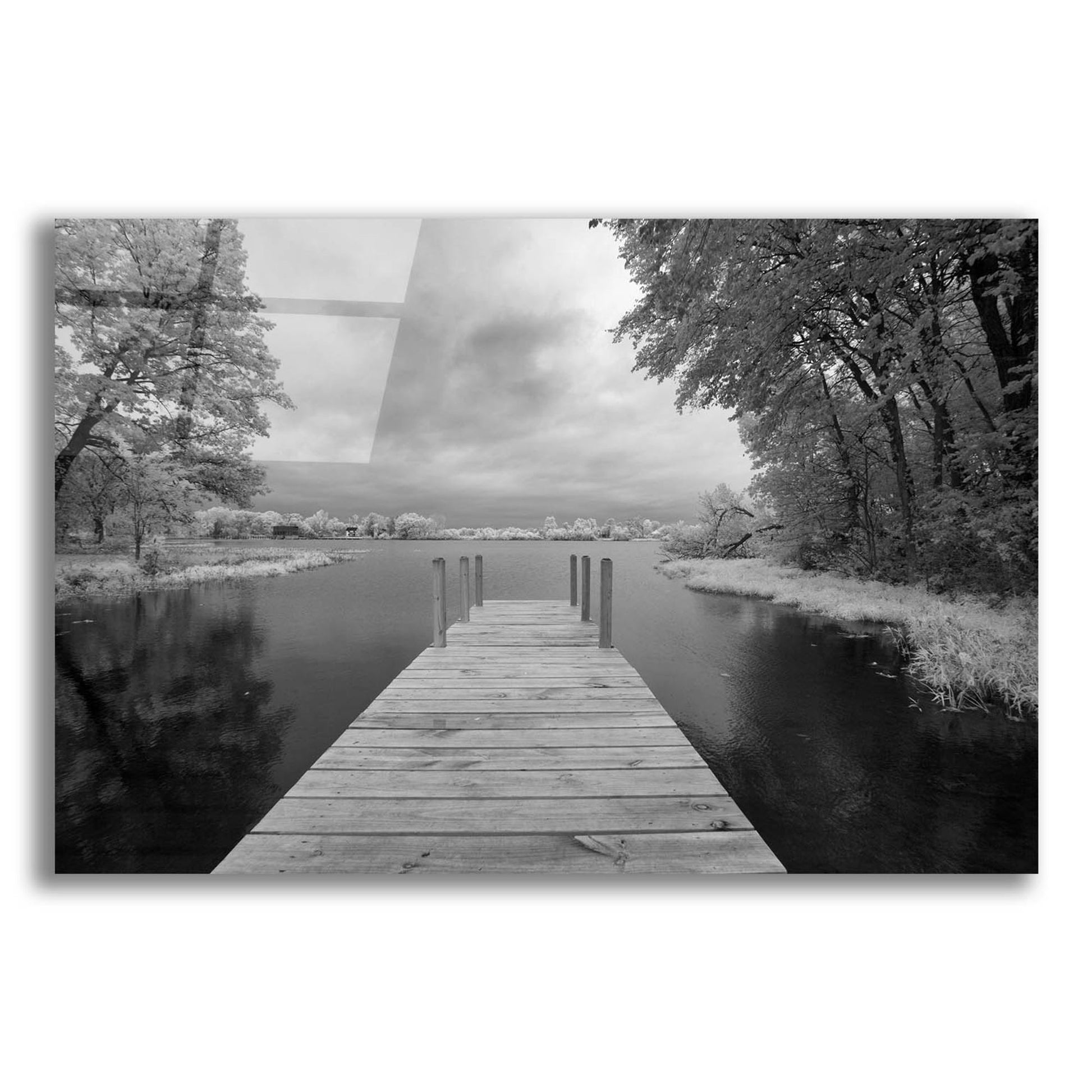 Epic Art 'Dock at St. Joseph River, Centreville' by Monte Nagler, Acrylic Glass Wall Art,16x12