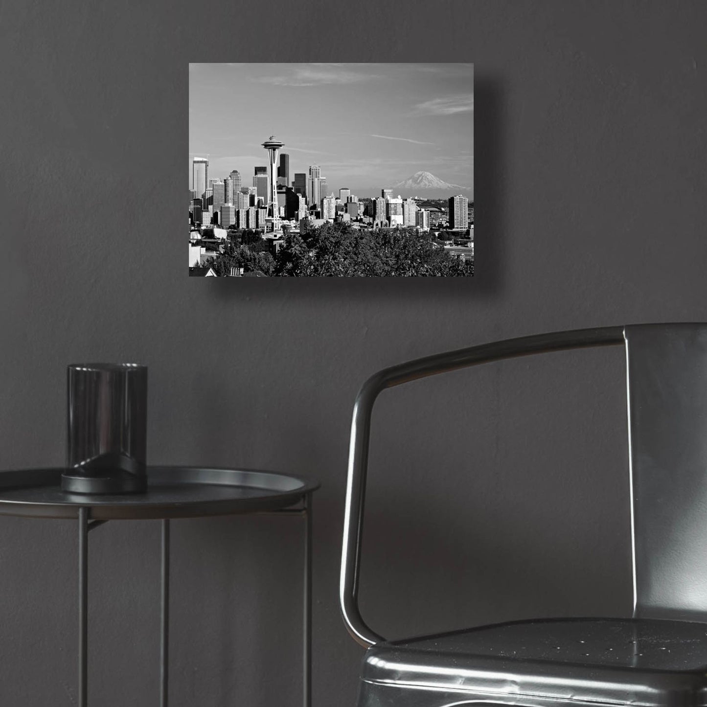 Epic Art 'Seattle Cityscape, Washington 02' by Monte Nagler, Acrylic Glass Wall Art,16x12