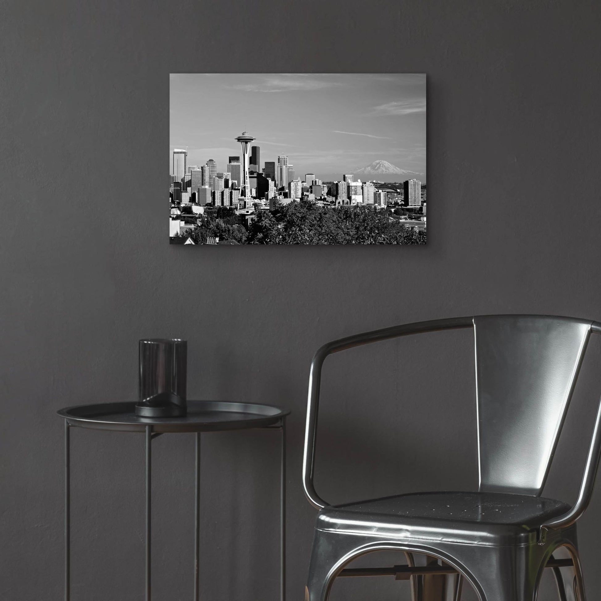 Epic Art 'Seattle Cityscape, Washington 02' by Monte Nagler, Acrylic Glass Wall Art,24x16