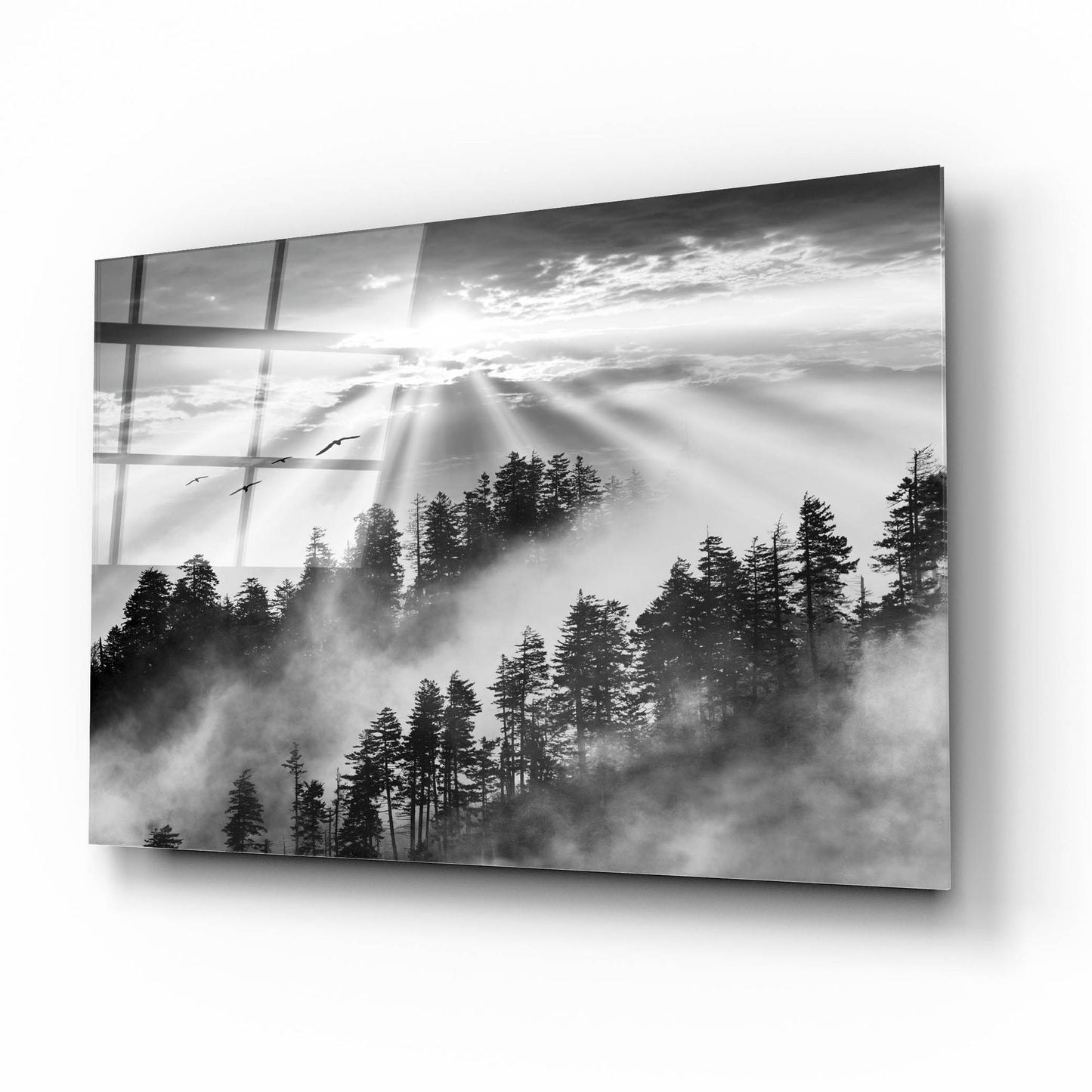 Epic Art 'Smoky Mountain Sunrise, Tennessee' by Monte Nagler, Acrylic Glass Wall Art,16x12