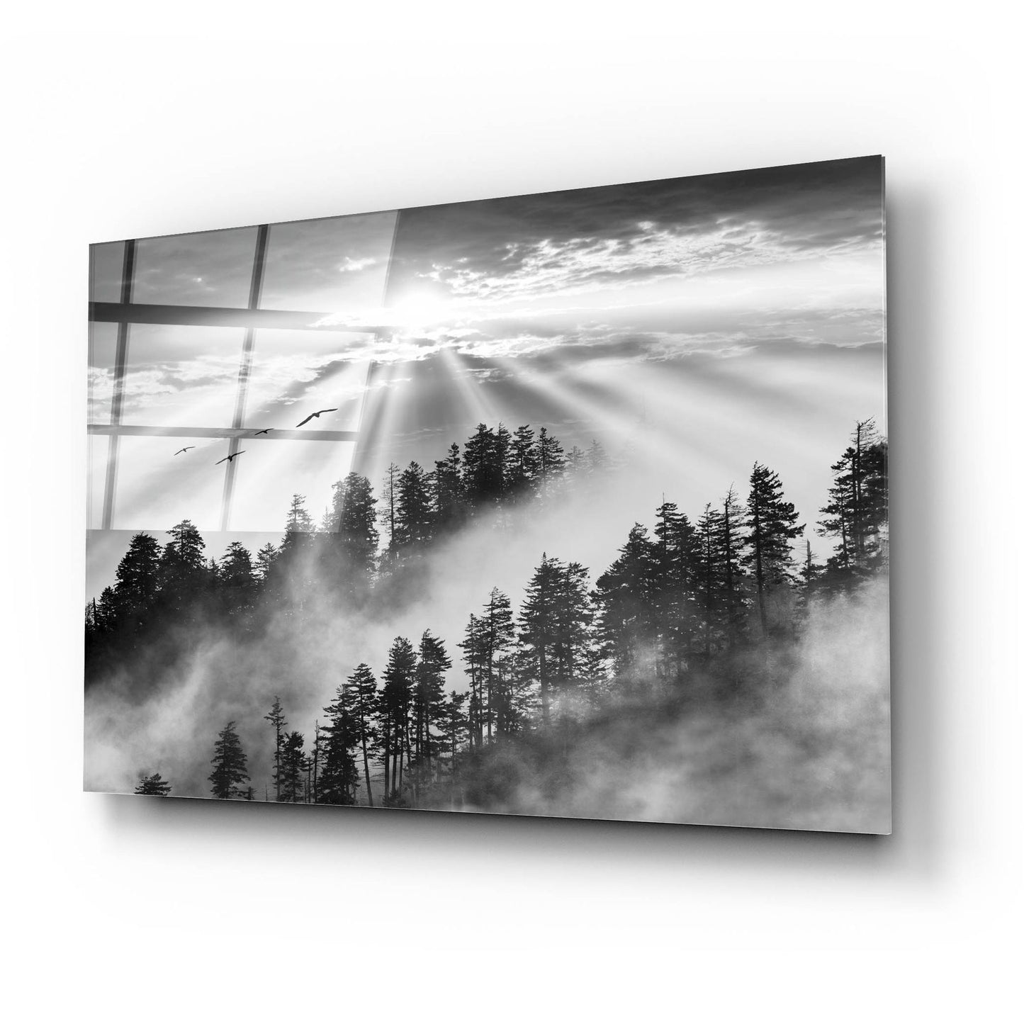 Epic Art 'Smoky Mountain Sunrise, Tennessee' by Monte Nagler, Acrylic Glass Wall Art,24x16