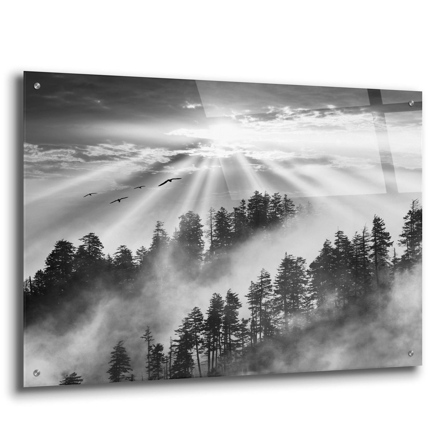 Epic Art 'Smoky Mountain Sunrise, Tennessee' by Monte Nagler, Acrylic Glass Wall Art,36x24