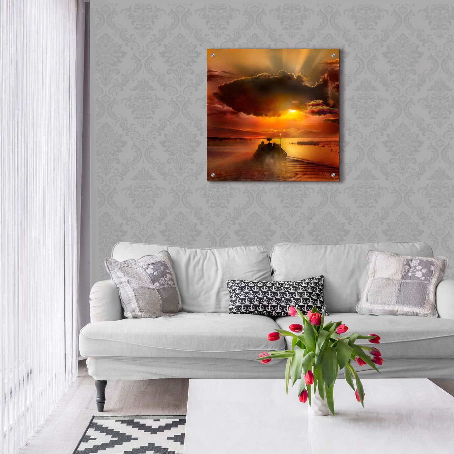 Epic Art 'The Morning Bite' by Murray Henderson Fine Art, Acrylic Glass Wall Art,24x24