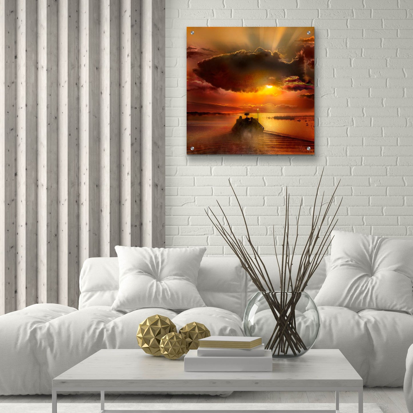 Epic Art 'The Morning Bite' by Murray Henderson Fine Art, Acrylic Glass Wall Art,24x24