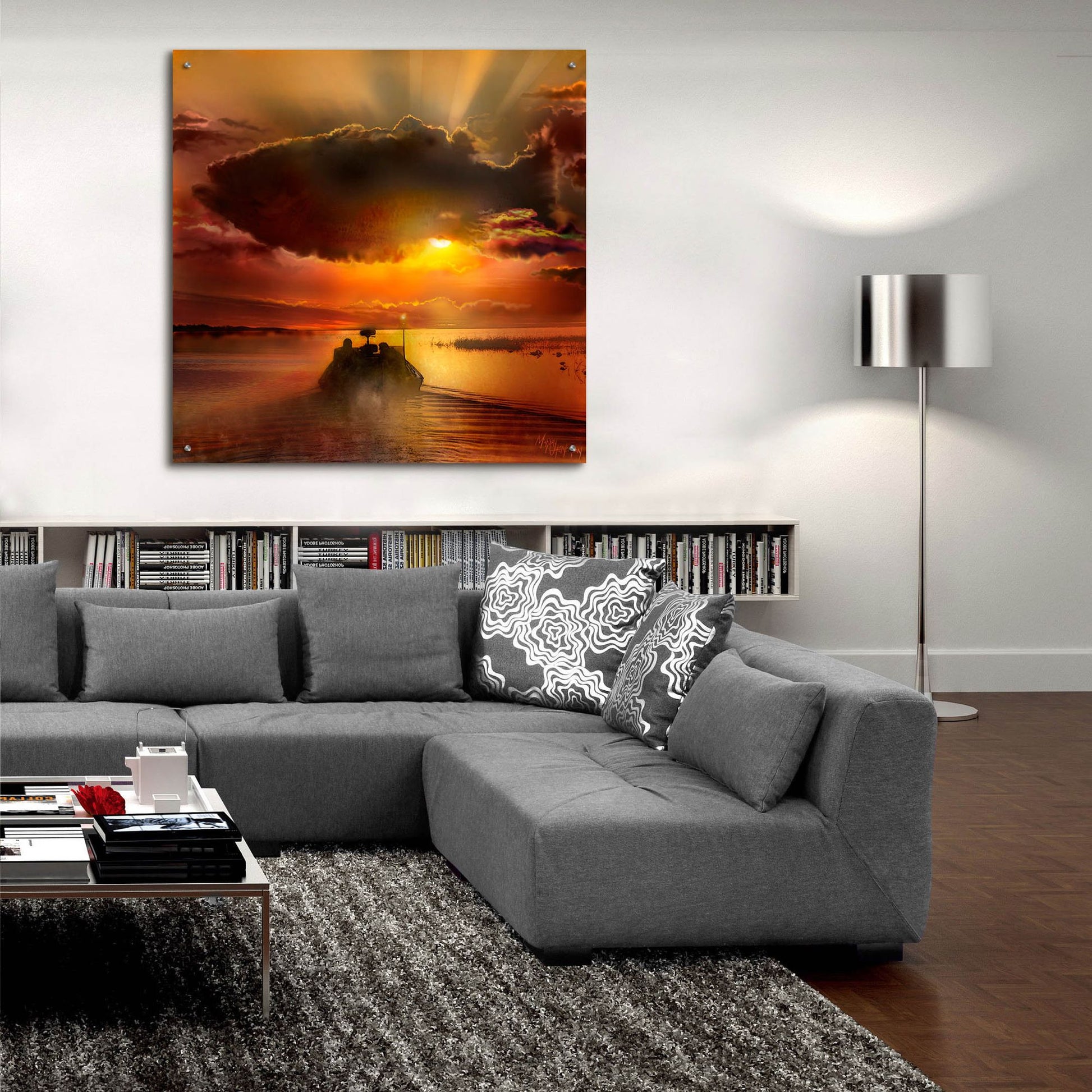 Epic Art 'The Morning Bite' by Murray Henderson Fine Art, Acrylic Glass Wall Art,36x36