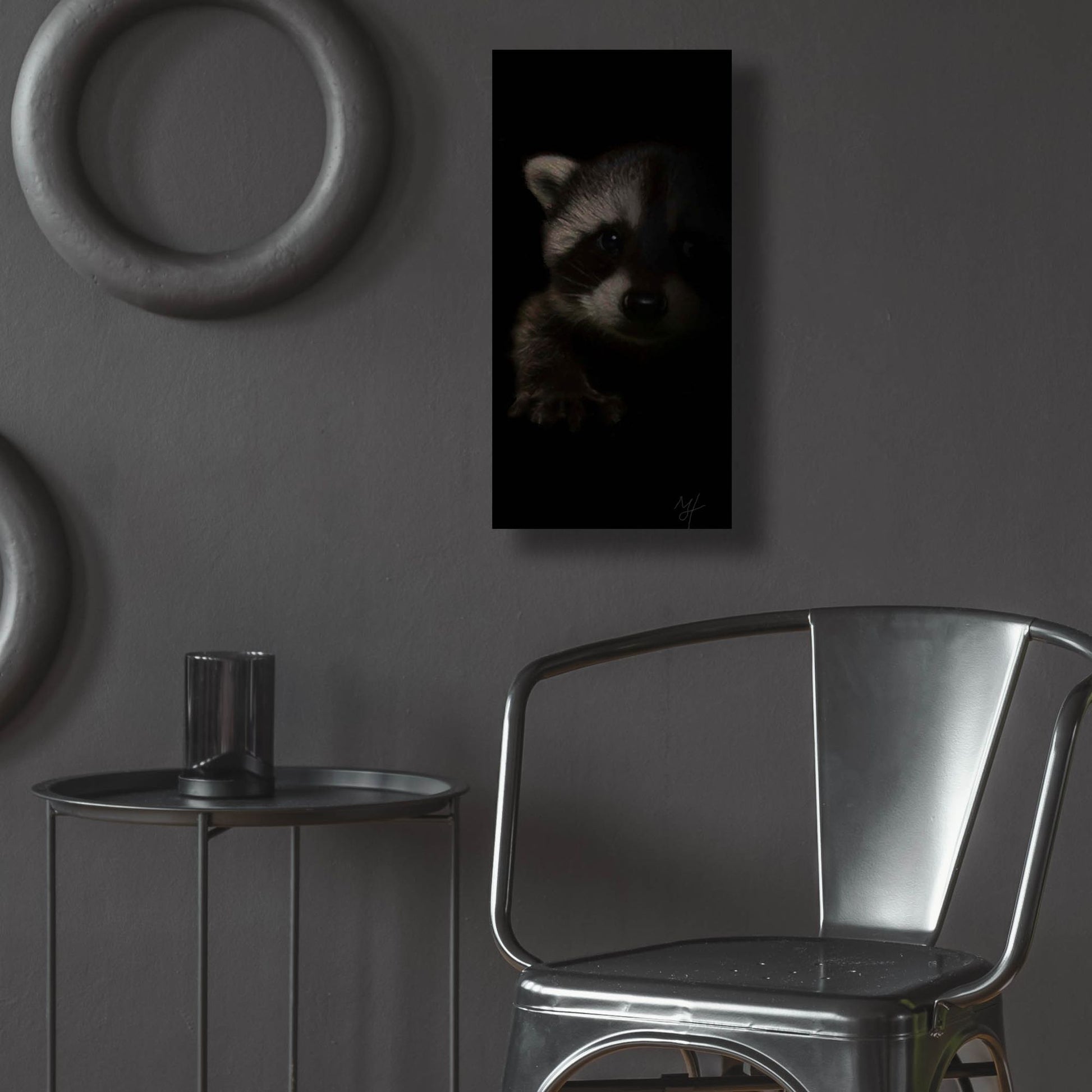 Epic Art 'Bandit' by Murray Henderson Fine Art, Acrylic Glass Wall Art,12x24