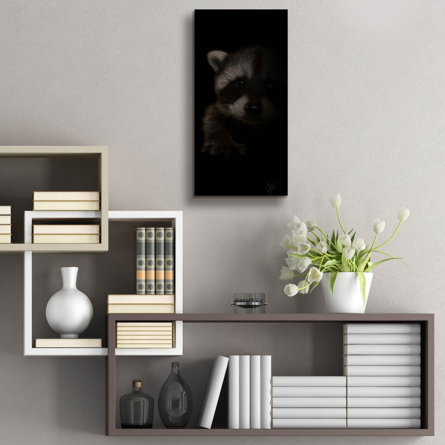 Epic Art 'Bandit' by Murray Henderson Fine Art, Acrylic Glass Wall Art,12x24