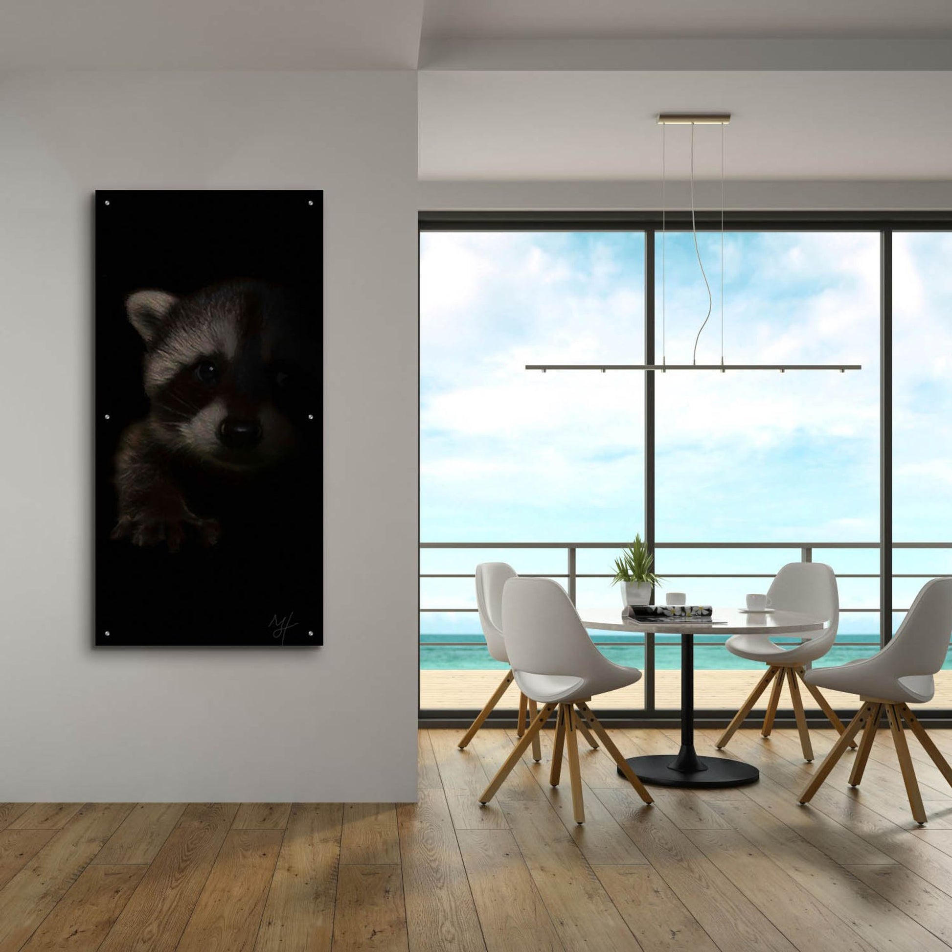 Epic Art 'Bandit' by Murray Henderson Fine Art, Acrylic Glass Wall Art,24x48