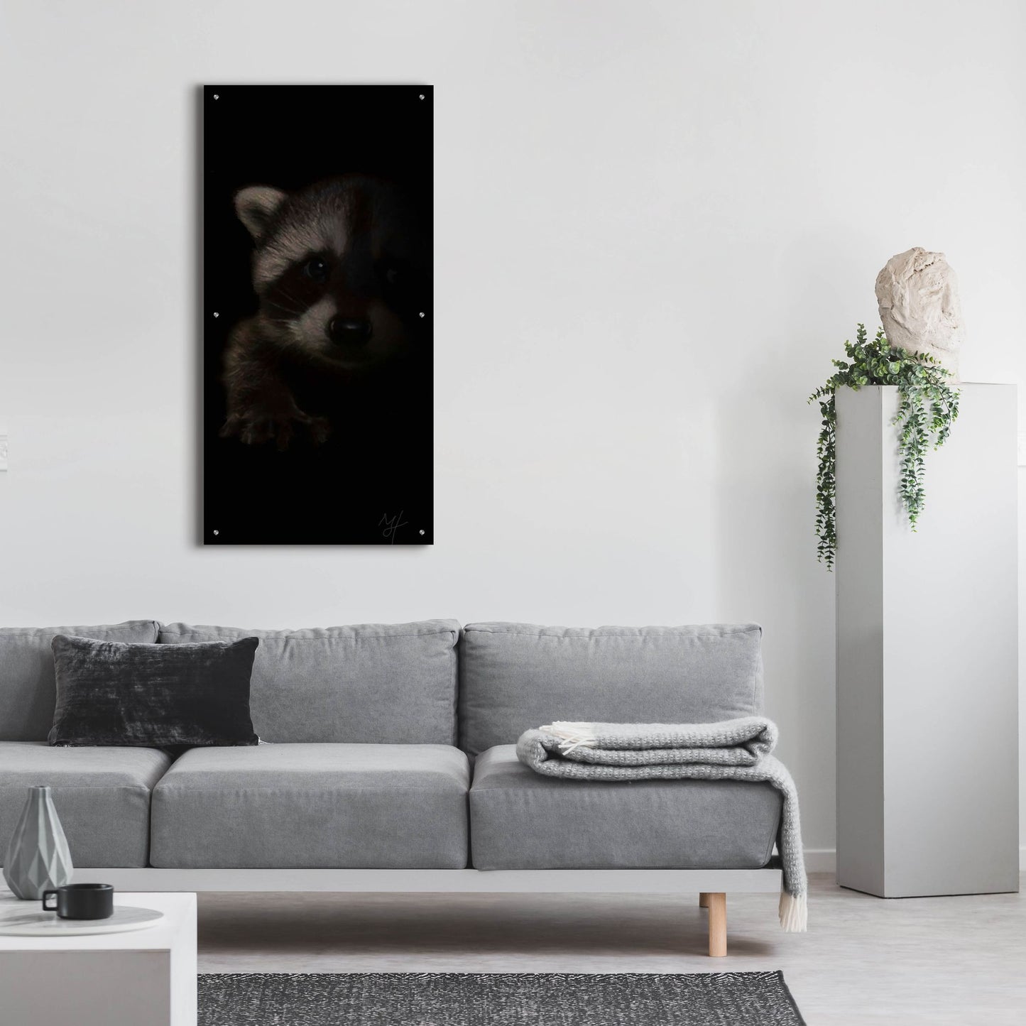 Epic Art 'Bandit' by Murray Henderson Fine Art, Acrylic Glass Wall Art,24x48