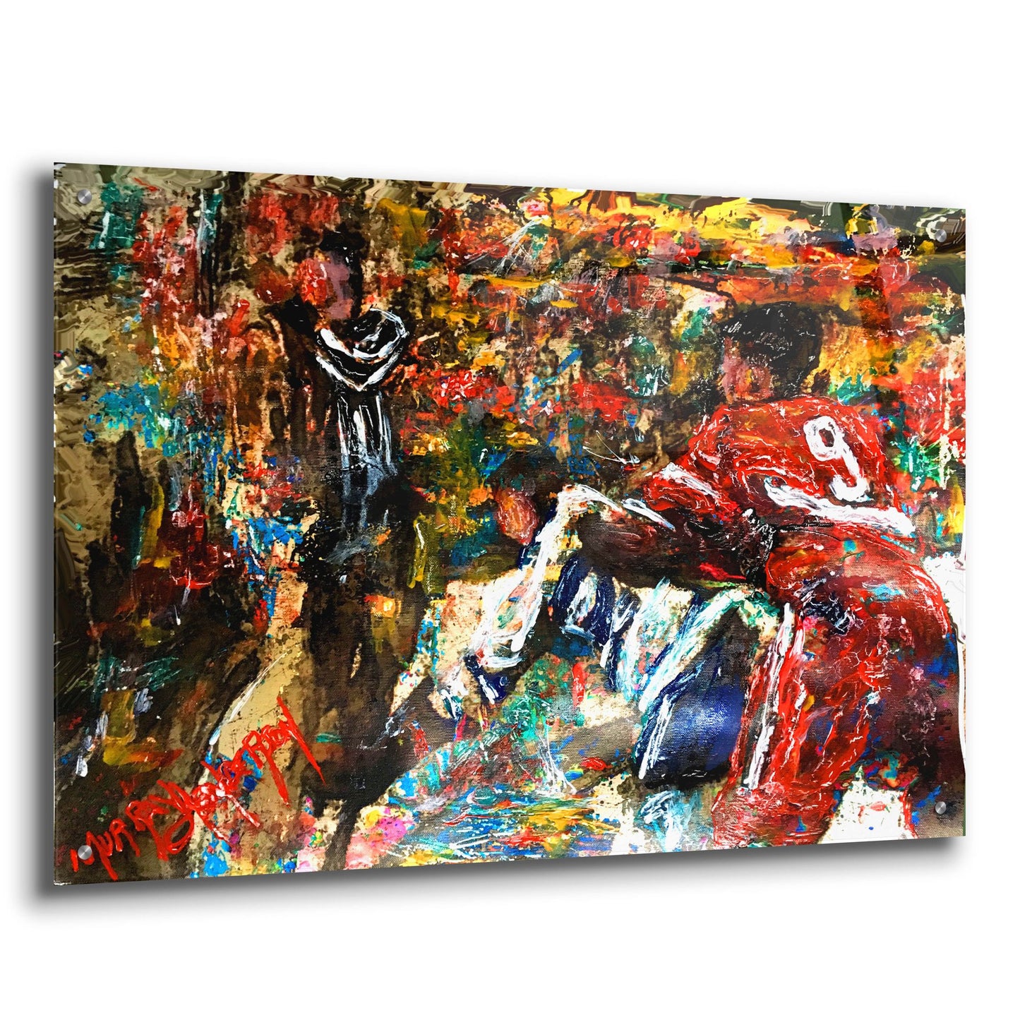 Epic Art 'Gordie' by Murray Henderson Fine Art, Acrylic Glass Wall Art,36x24