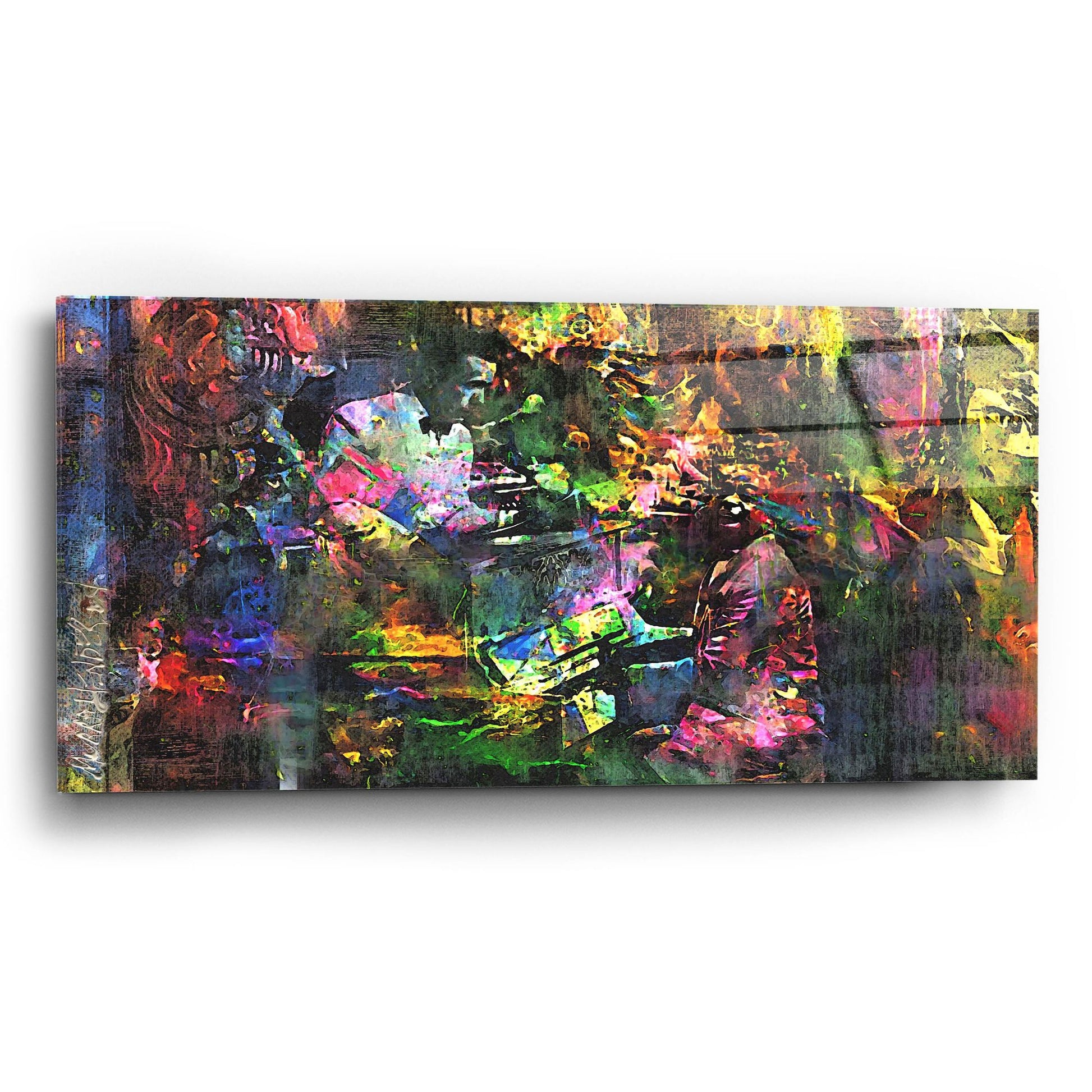 Epic Art 'Play It Again Samprint' by Murray Henderson Fine Art, Acrylic Glass Wall Art,24x12