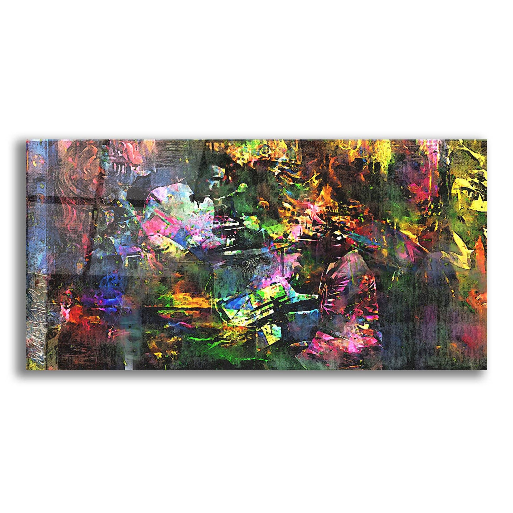 Epic Art 'Play It Again Samprint' by Murray Henderson Fine Art, Acrylic Glass Wall Art,24x12