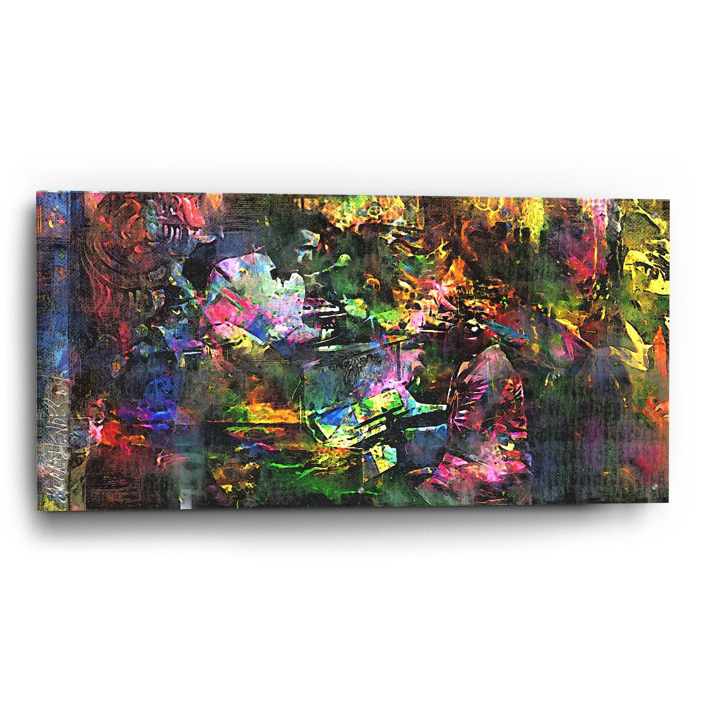 Epic Art 'Play It Again Samprint' by Murray Henderson Fine Art, Acrylic Glass Wall Art,48x24