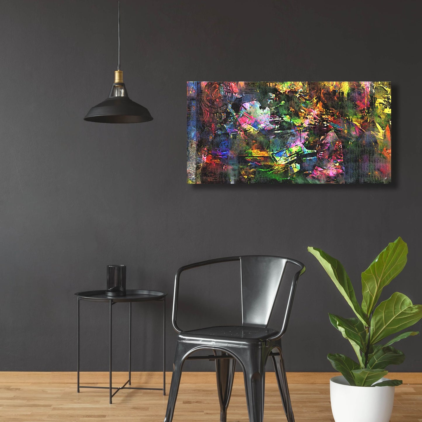 Epic Art 'Play It Again Samprint' by Murray Henderson Fine Art, Acrylic Glass Wall Art,48x24