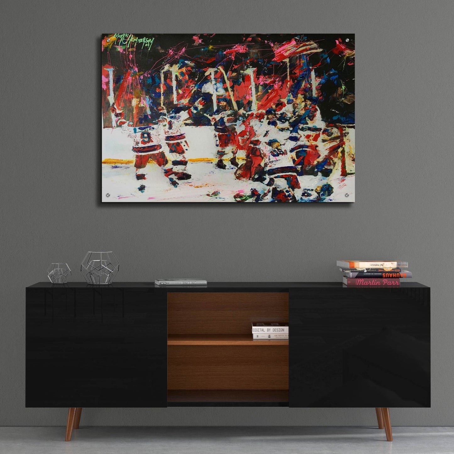 Epic Art 'USA Maricle On Ice' by Murray Henderson Fine Art, Acrylic Glass Wall Art,36x24