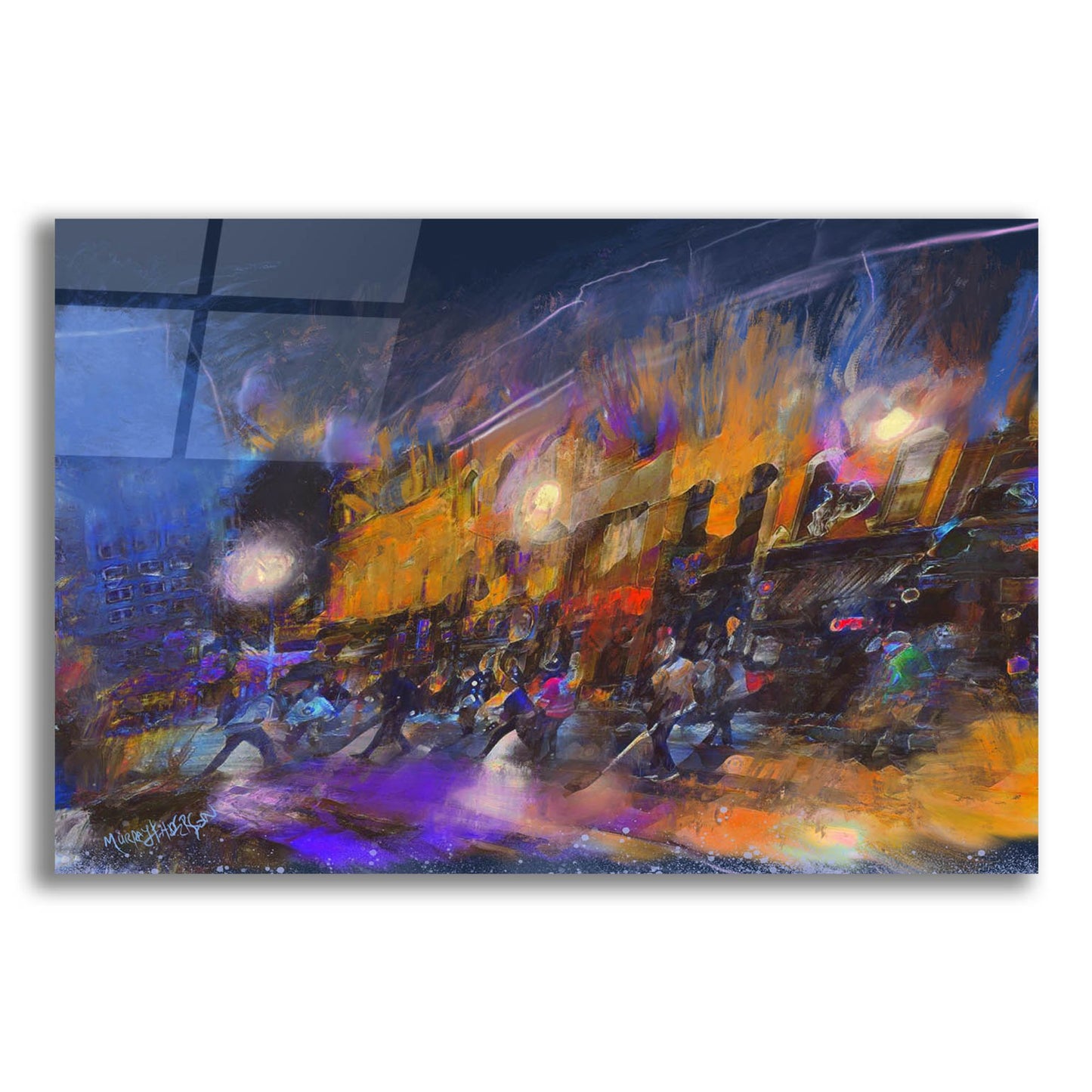 Epic Art 'Downtown' by Murray Henderson Fine Art, Acrylic Glass Wall Art