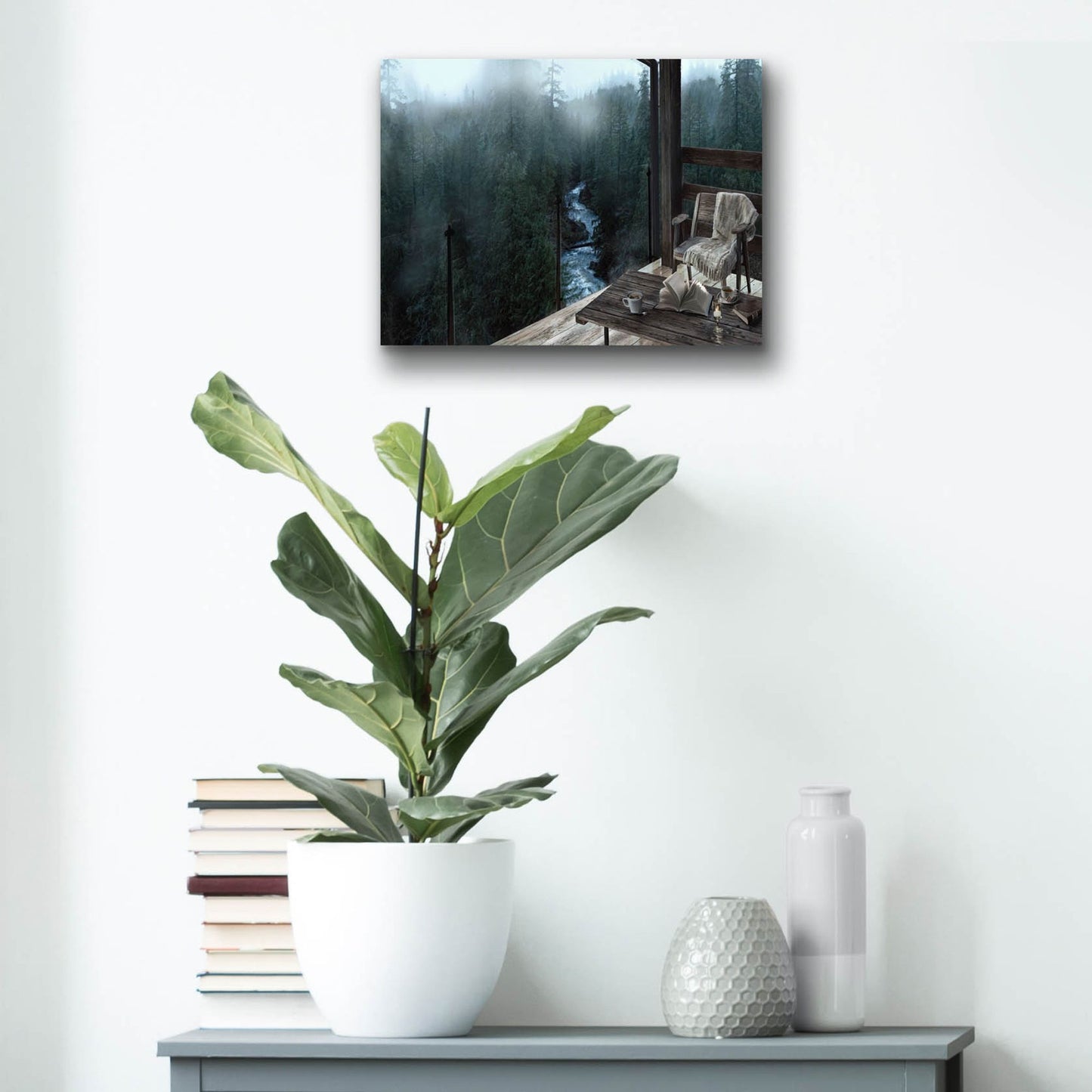 Epic Art 'Mountain Peace' by Murray Henderson Fine Art, Acrylic Glass Wall Art,16x12