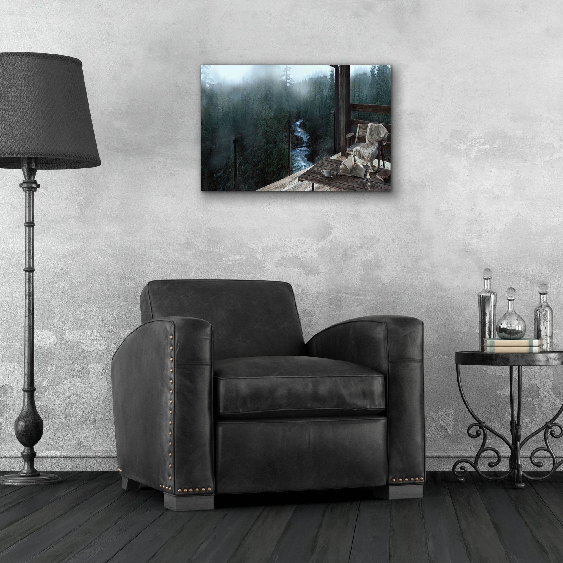 Epic Art 'Mountain Peace' by Murray Henderson Fine Art, Acrylic Glass Wall Art,24x16
