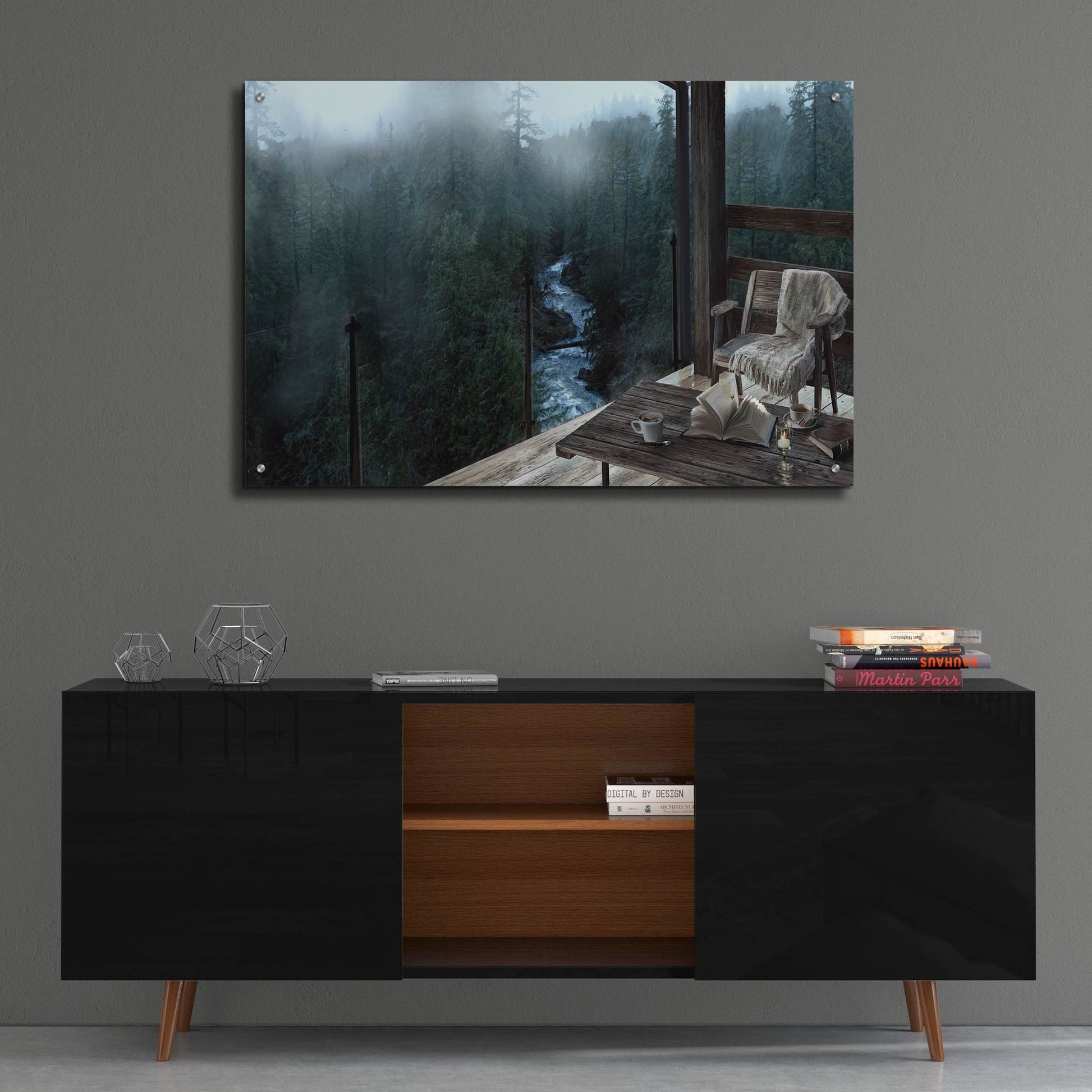 Epic Art 'Mountain Peace' by Murray Henderson Fine Art, Acrylic Glass Wall Art,36x24