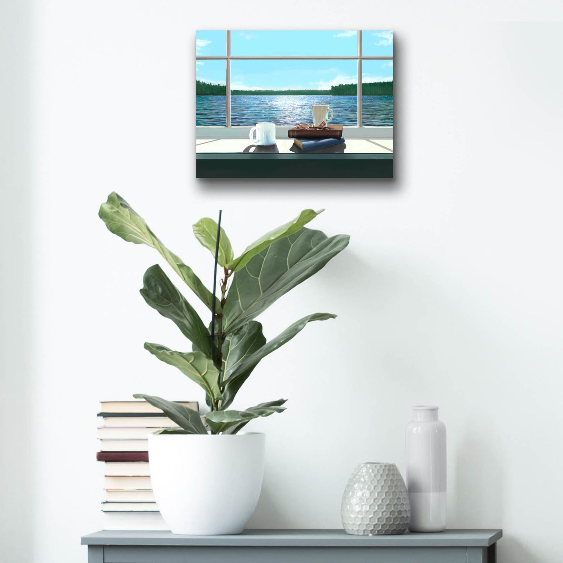Epic Art 'Sea Views 2' by Murray Henderson Fine Art, Acrylic Glass Wall Art,16x12