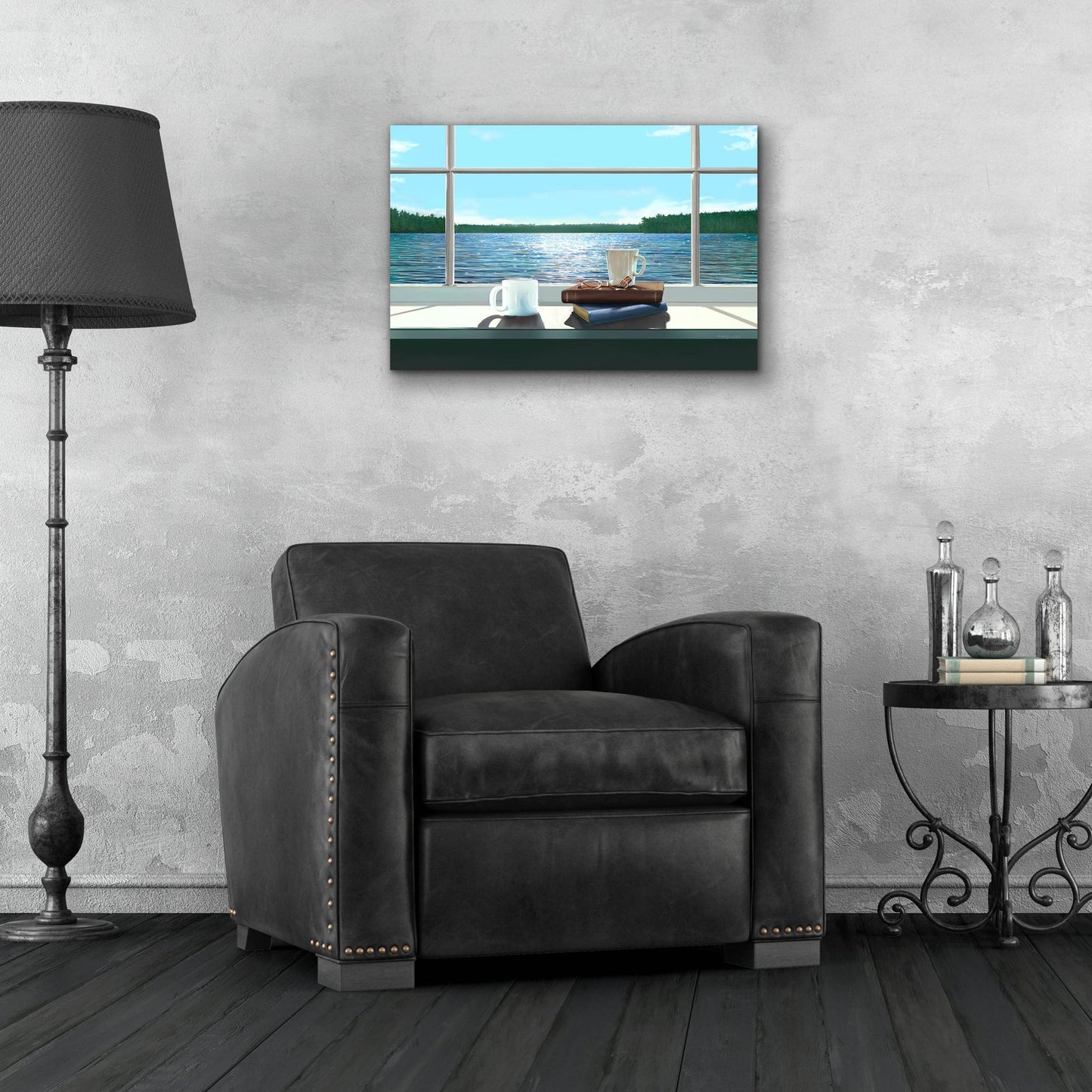 Epic Art 'Sea Views 2' by Murray Henderson Fine Art, Acrylic Glass Wall Art,24x16