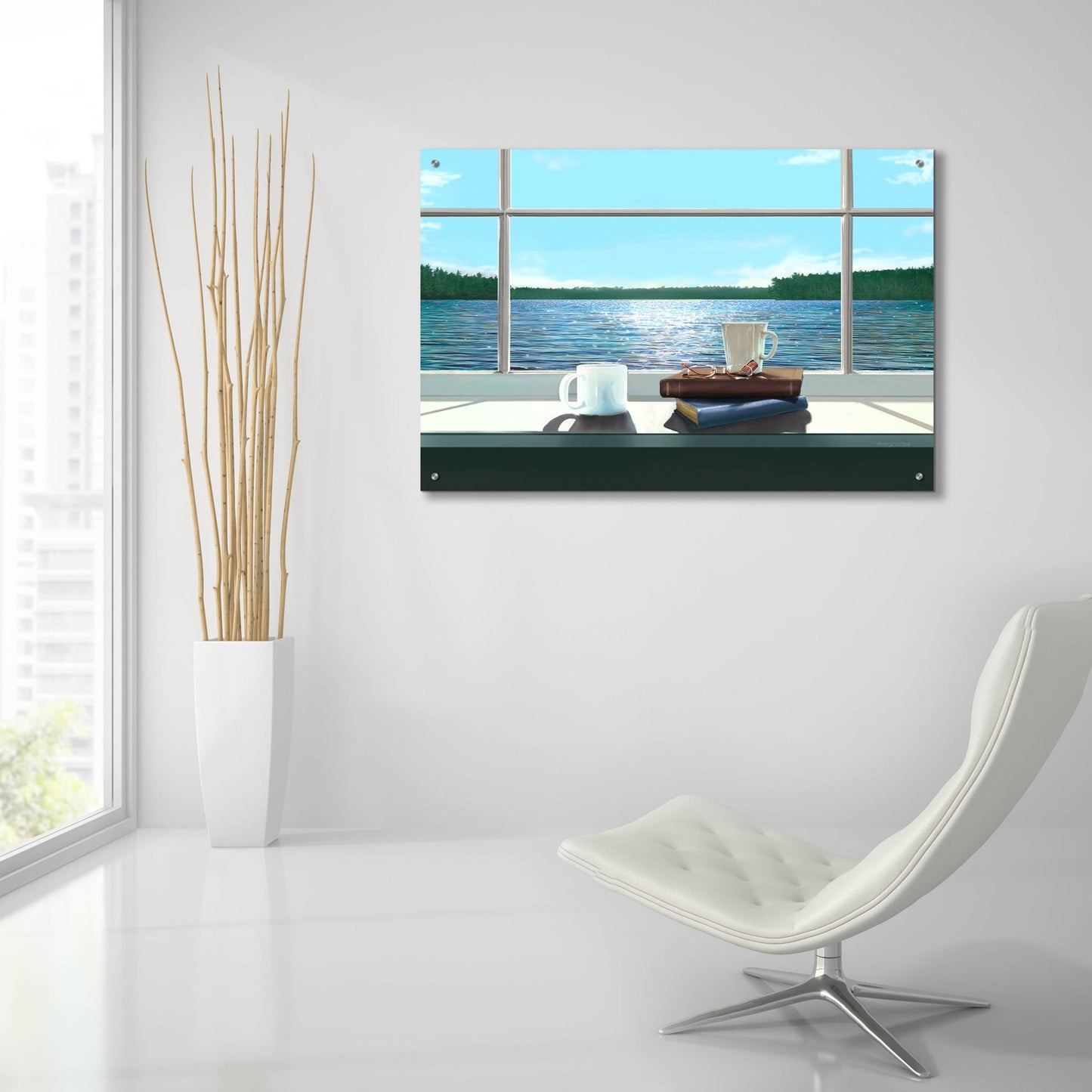 Epic Art 'Sea Views 2' by Murray Henderson Fine Art, Acrylic Glass Wall Art,36x24